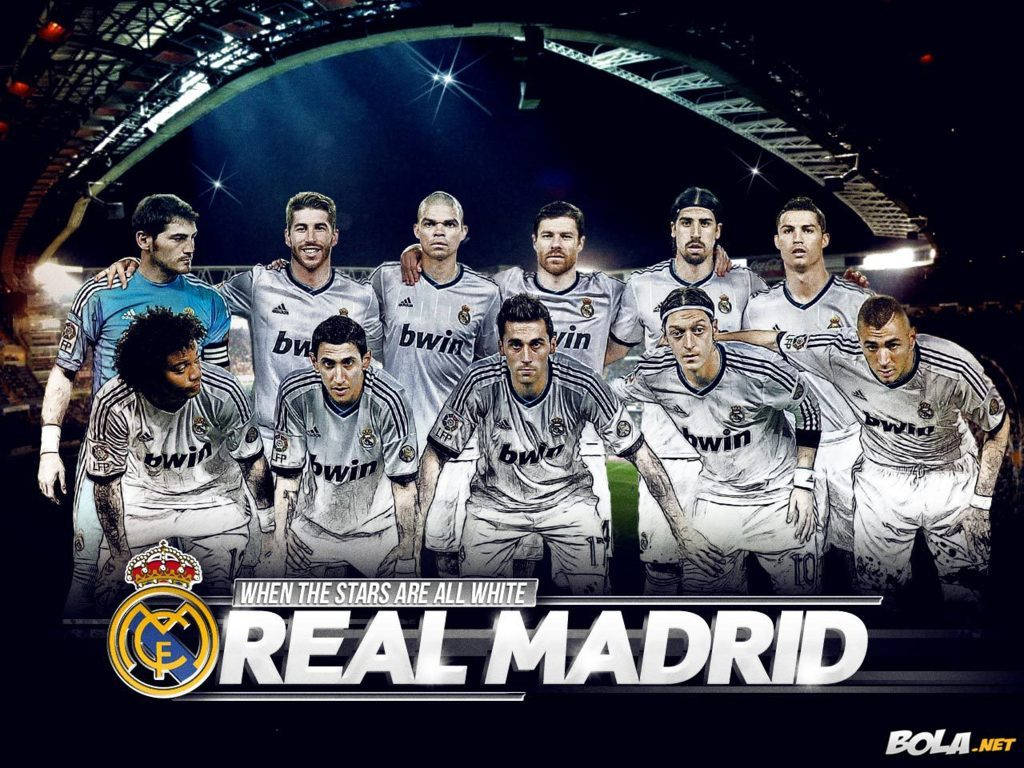 Real Madrid Football Players Background