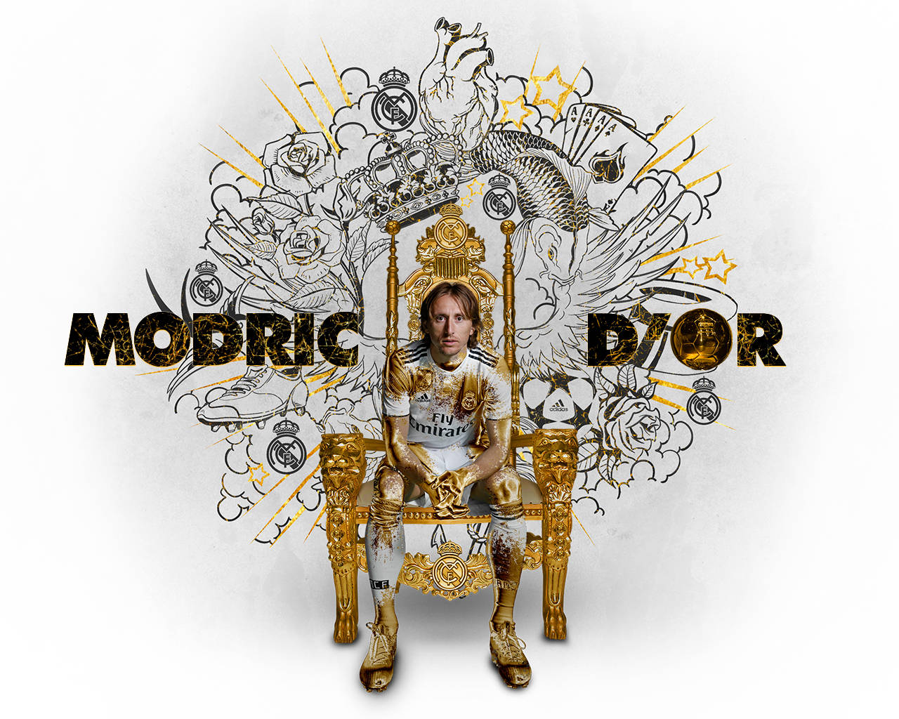 Real Madrid Luka Modric Background
