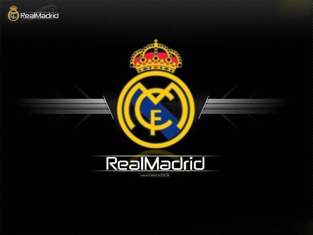 Real Madrid Modern Logo Background