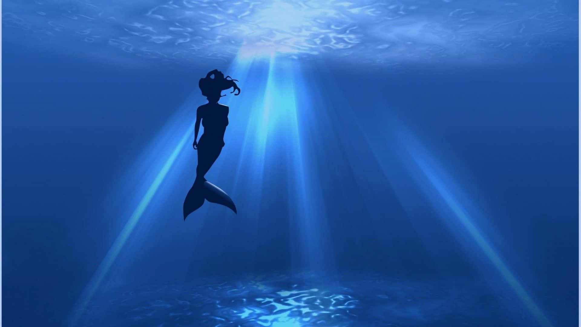 Real Mermaid Surfacing Background