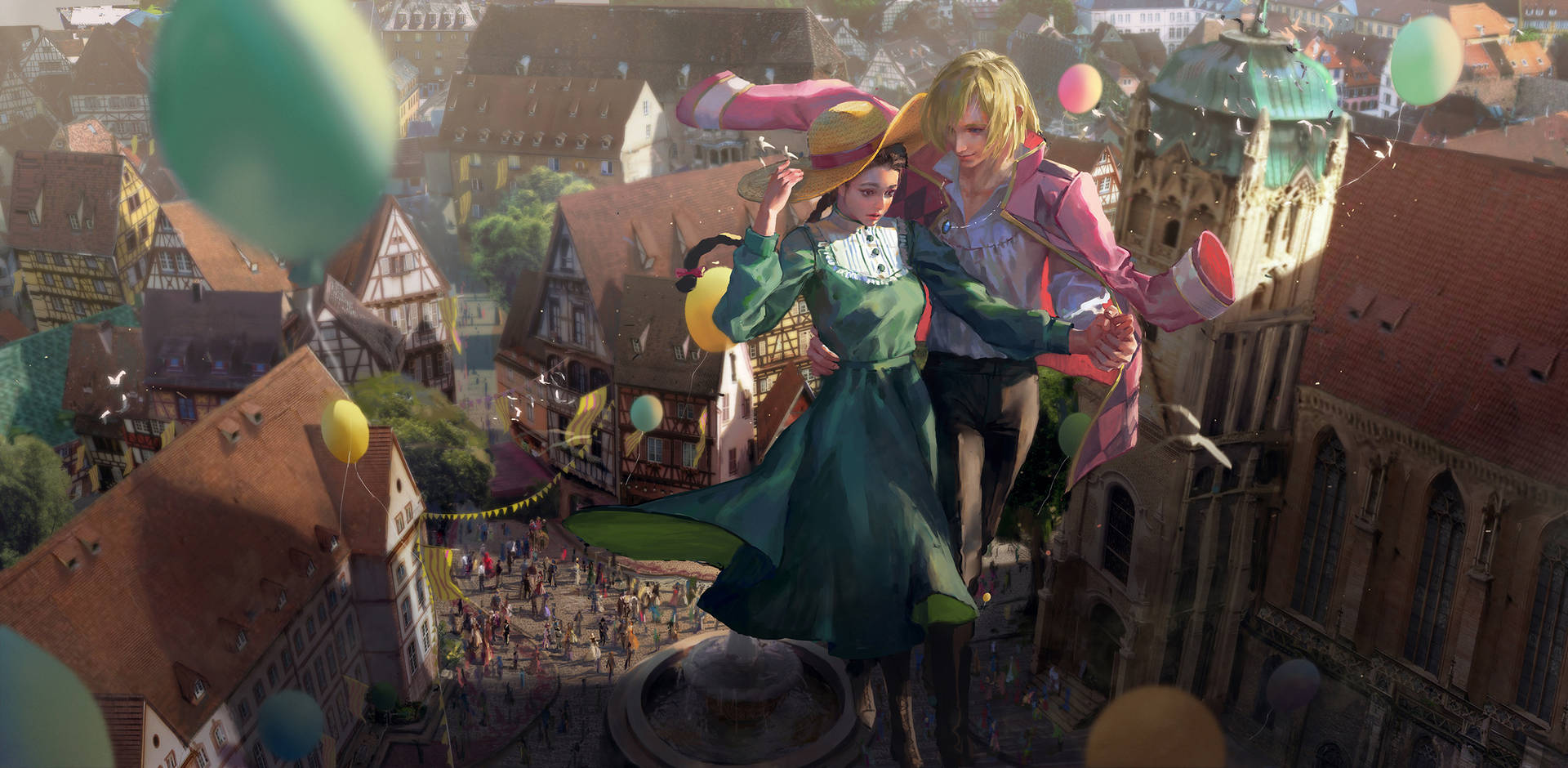 Realistic Art Howl's Moving Castle