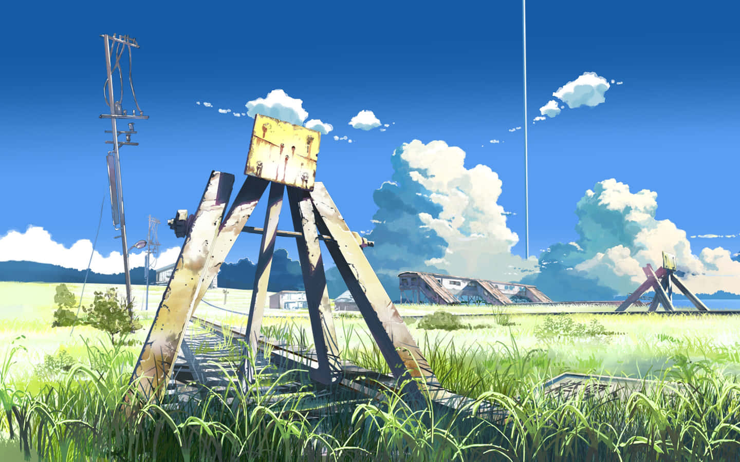 Realistic Beautiful Anime Scenery Background