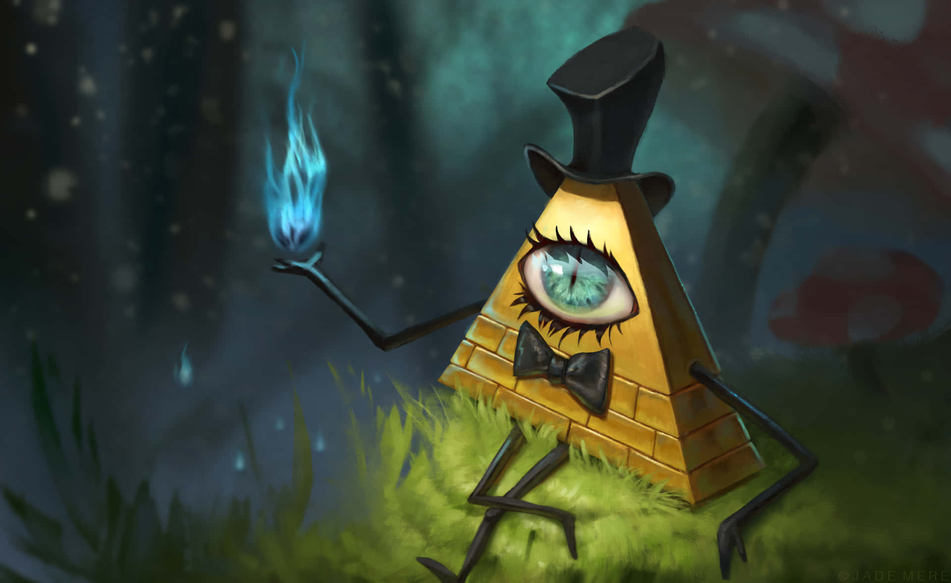 Realistic Bill Cipher Background