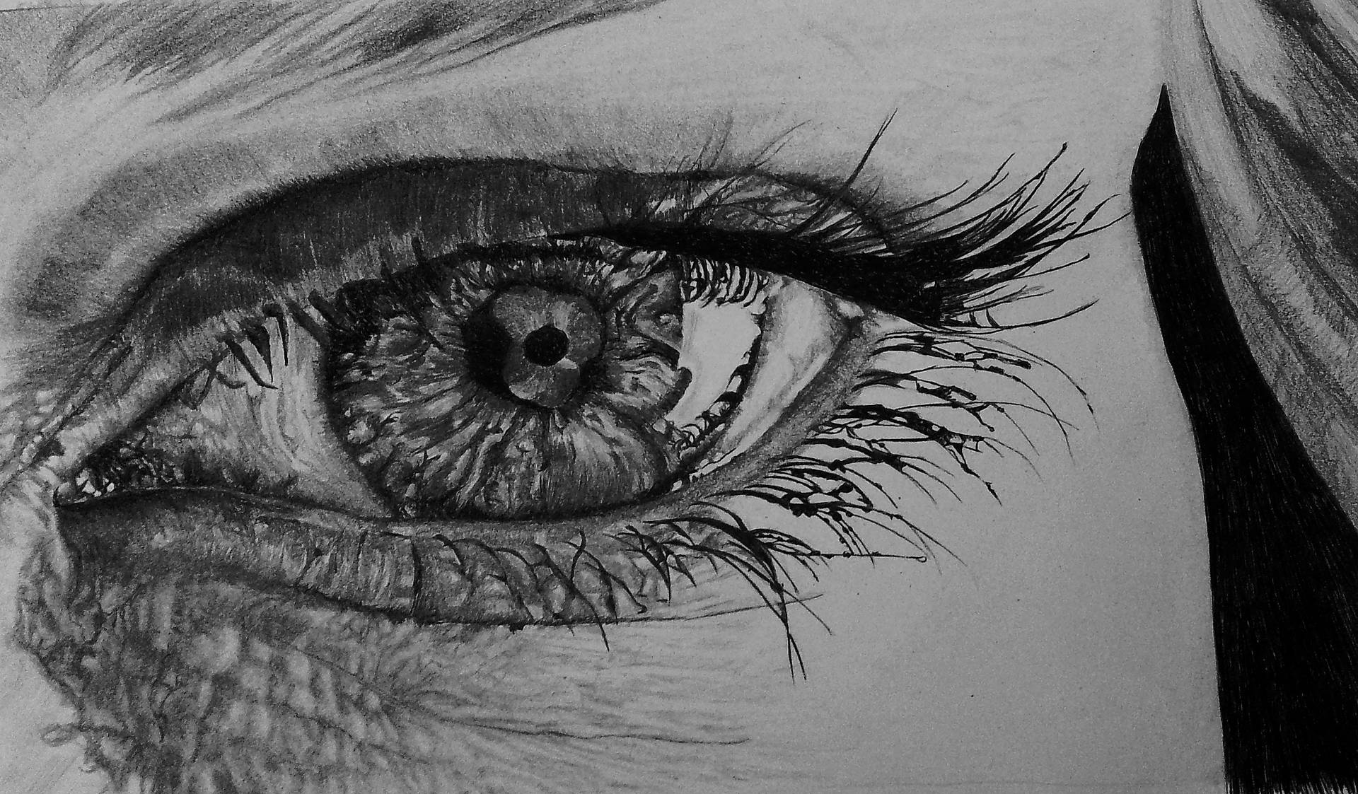 Realistic Eye Art Drawing