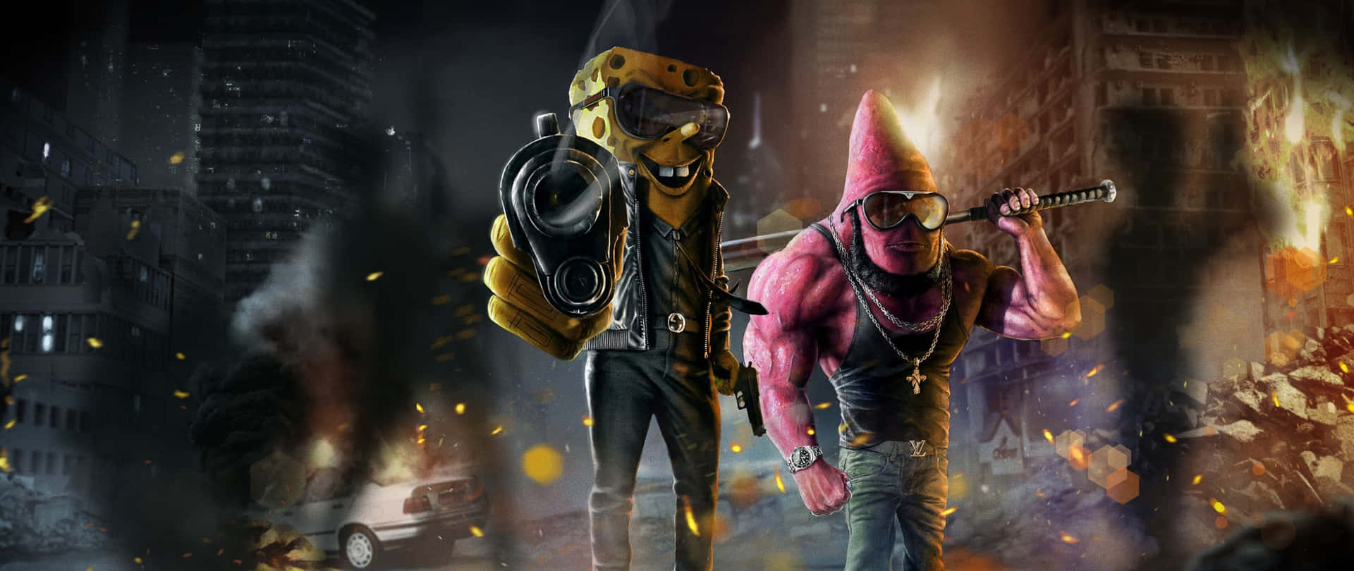 Realistic Ridiculous Spongebob And Patrick