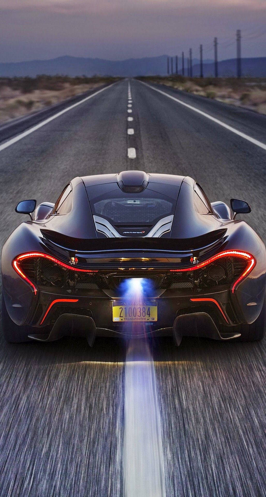 Really Cool Car Mclaren P1 Rear Background