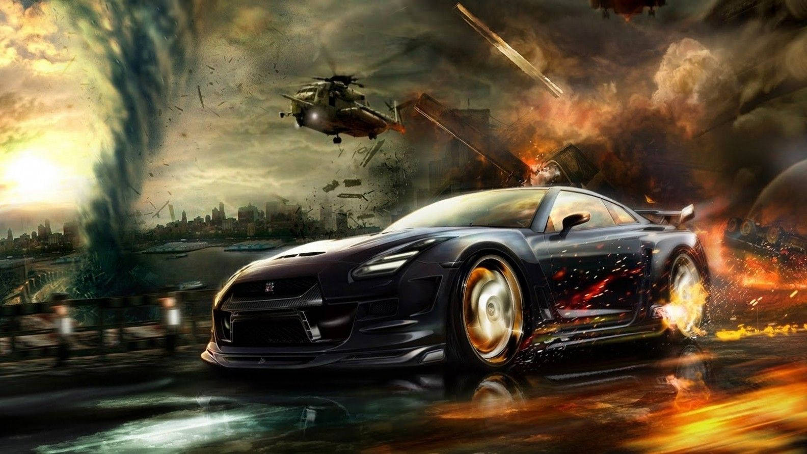 Really Cool Cars Nissan Gt-r Background
