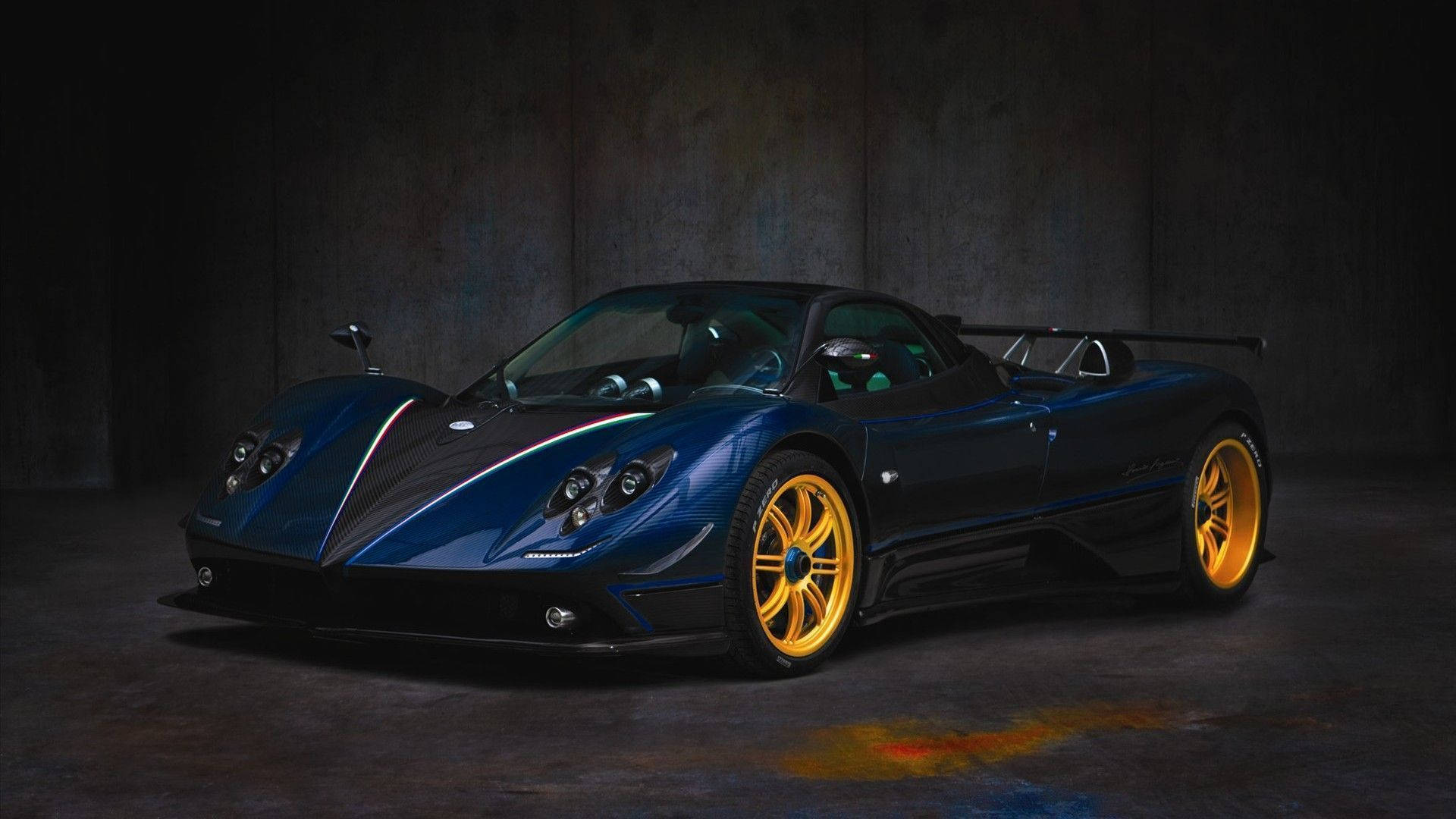 Really Cool Cars Pagani Tricolore Background