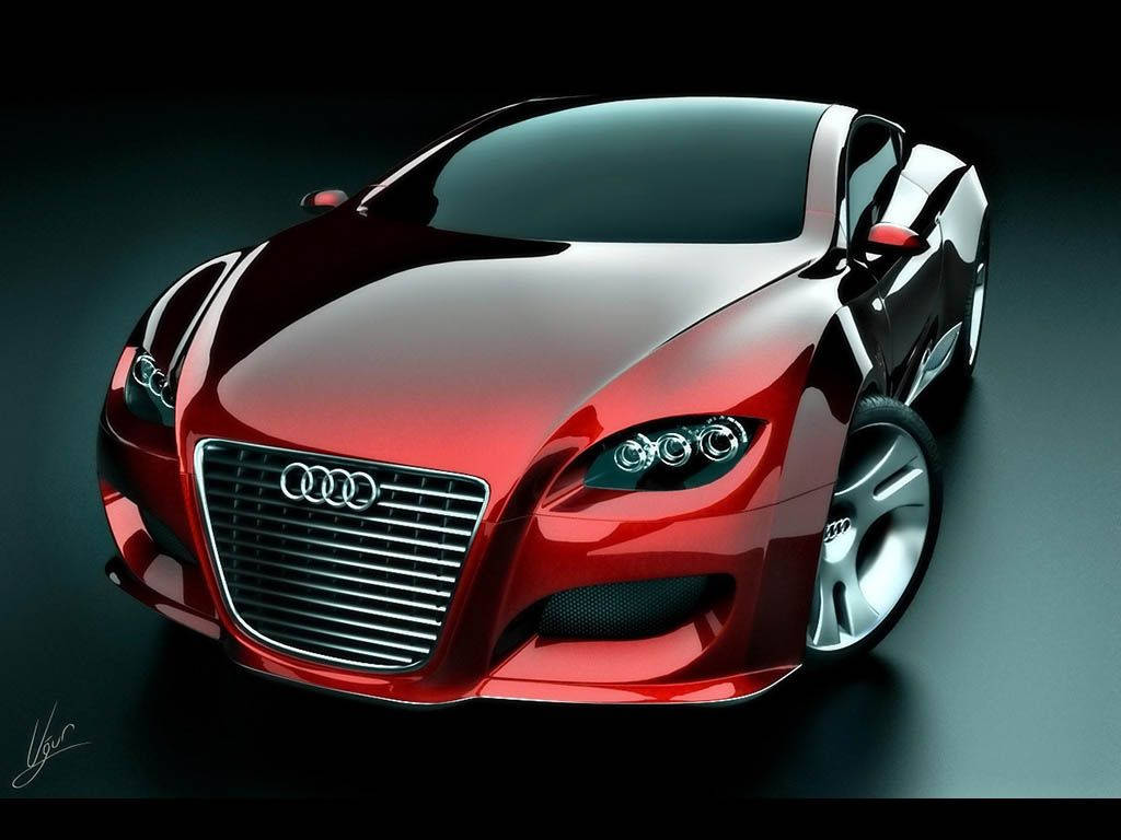 Really Cool Cars Red Audi Quattro Background