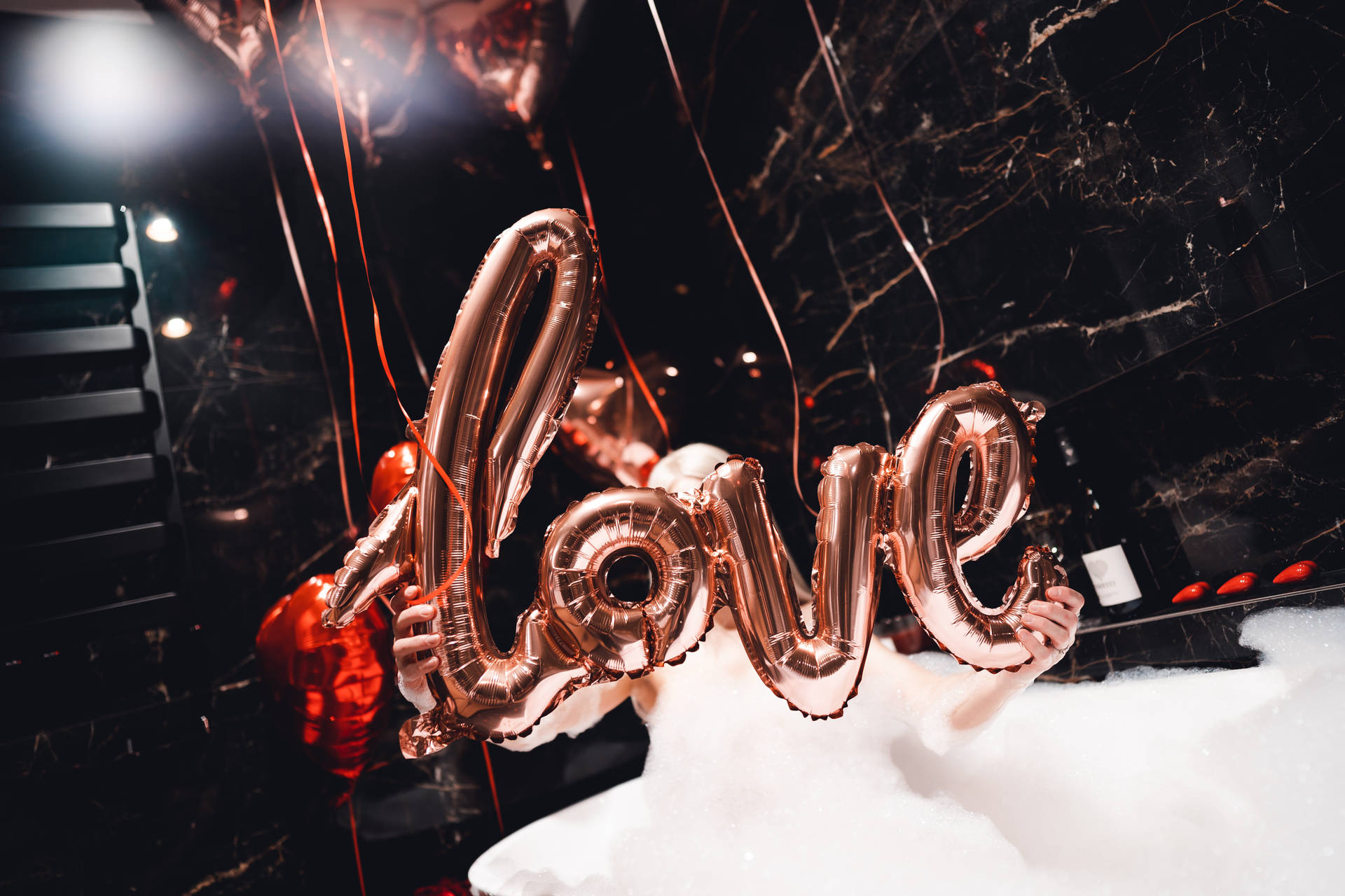 Really Cool Love Rose Gold Balloon