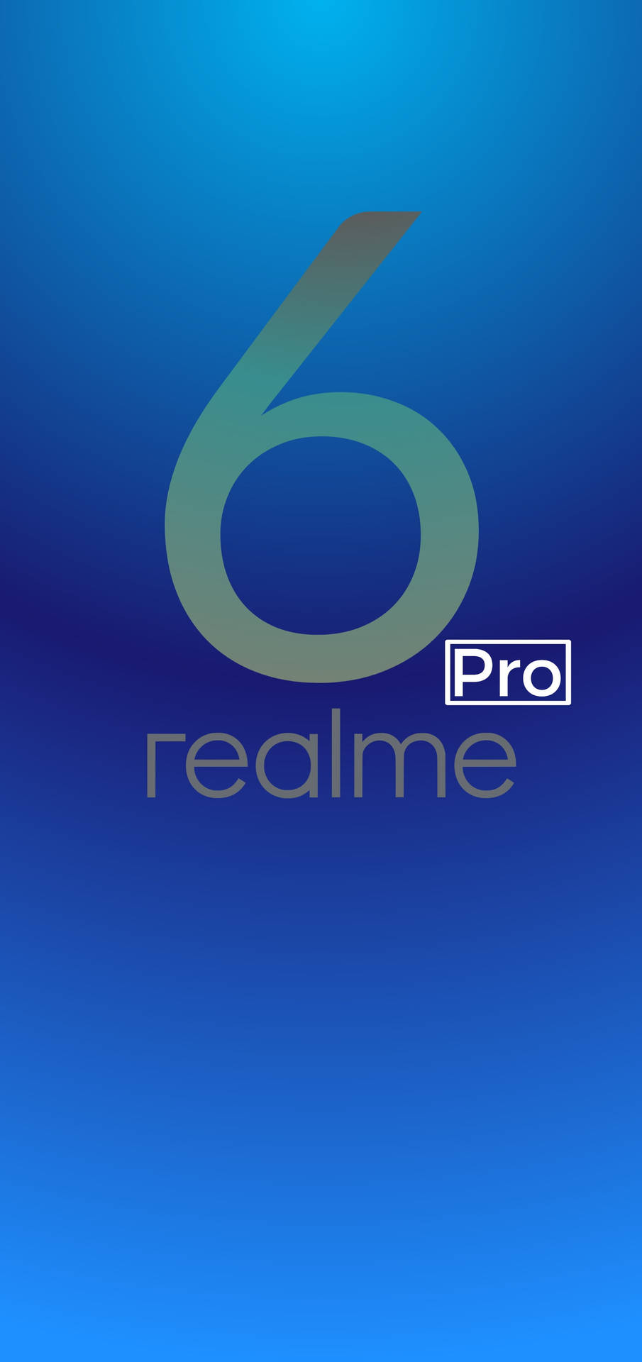 Realme 6 Pro Punch Hole Blue