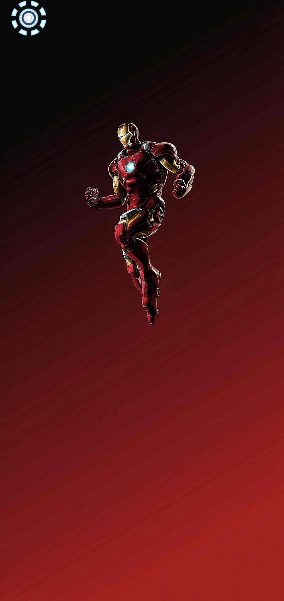 Realme 6 Punch Hole Iron Man Background