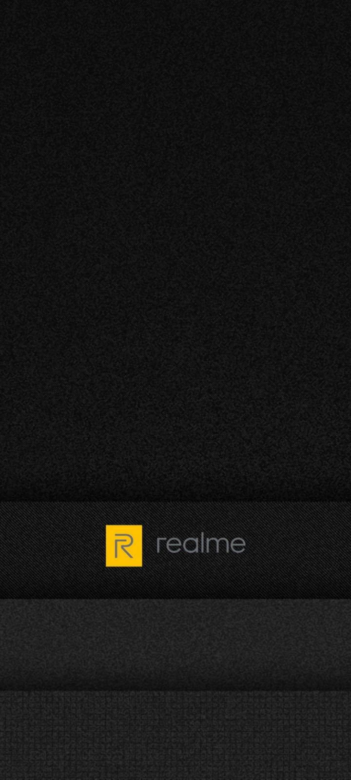 Realme Logo Black And Gray Background