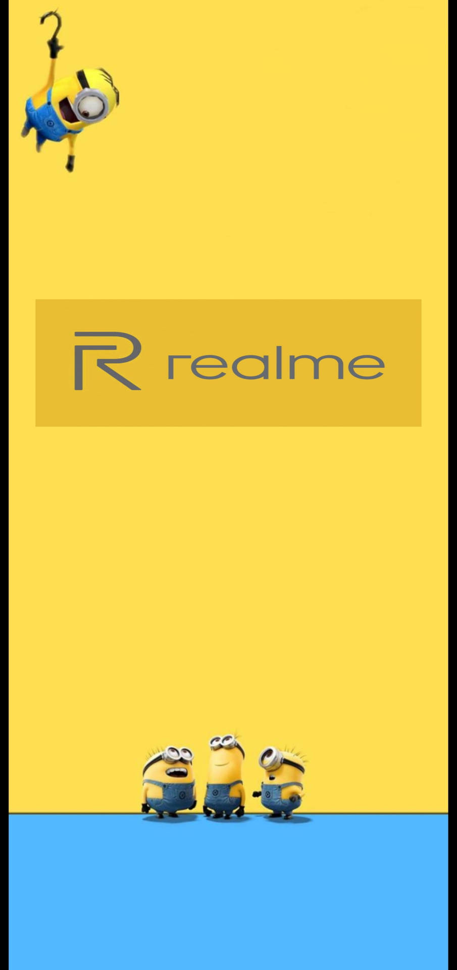 Realme Logo Minions Background