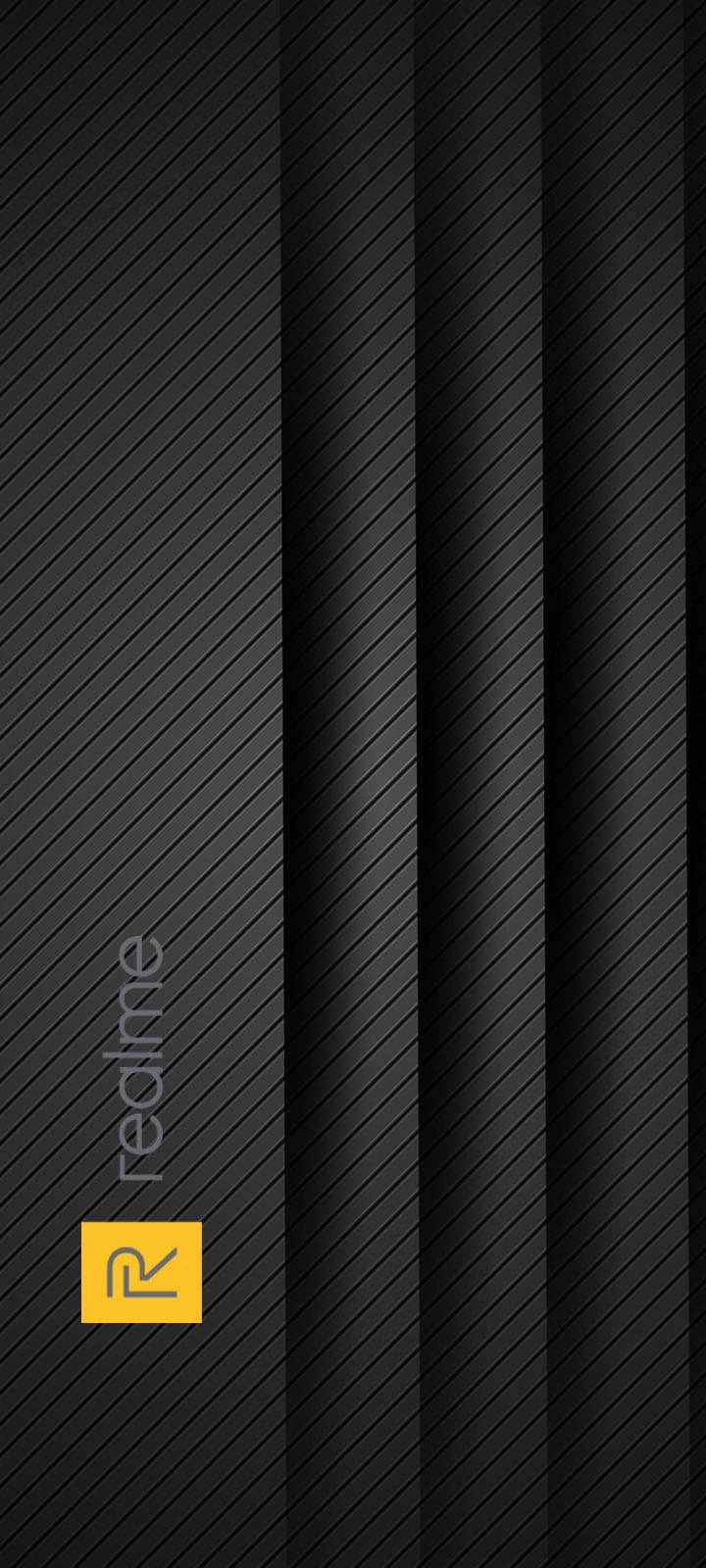 Realme Logo Parallel Lines Background