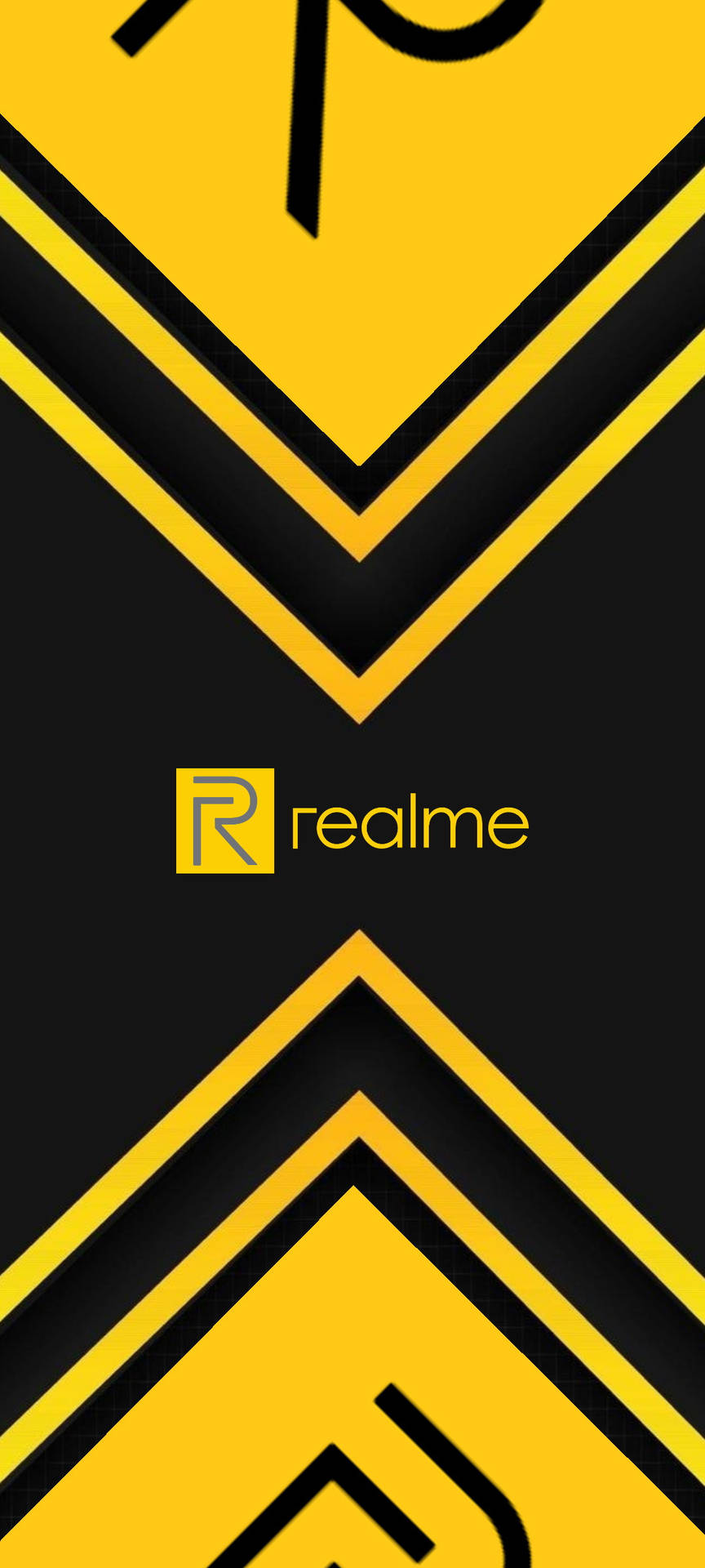 Realme Logo Two Points Background