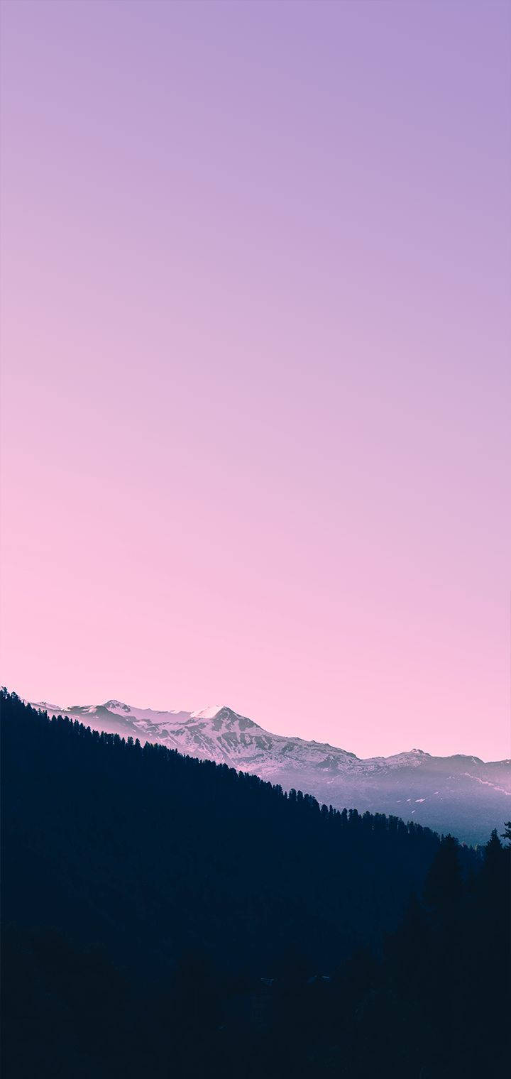 Realme Pink Skies Background