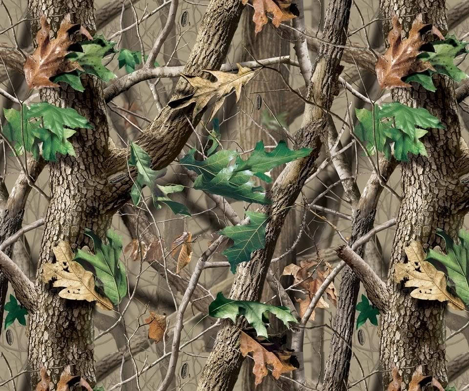 Realtree Camo Green Hardwoods Background