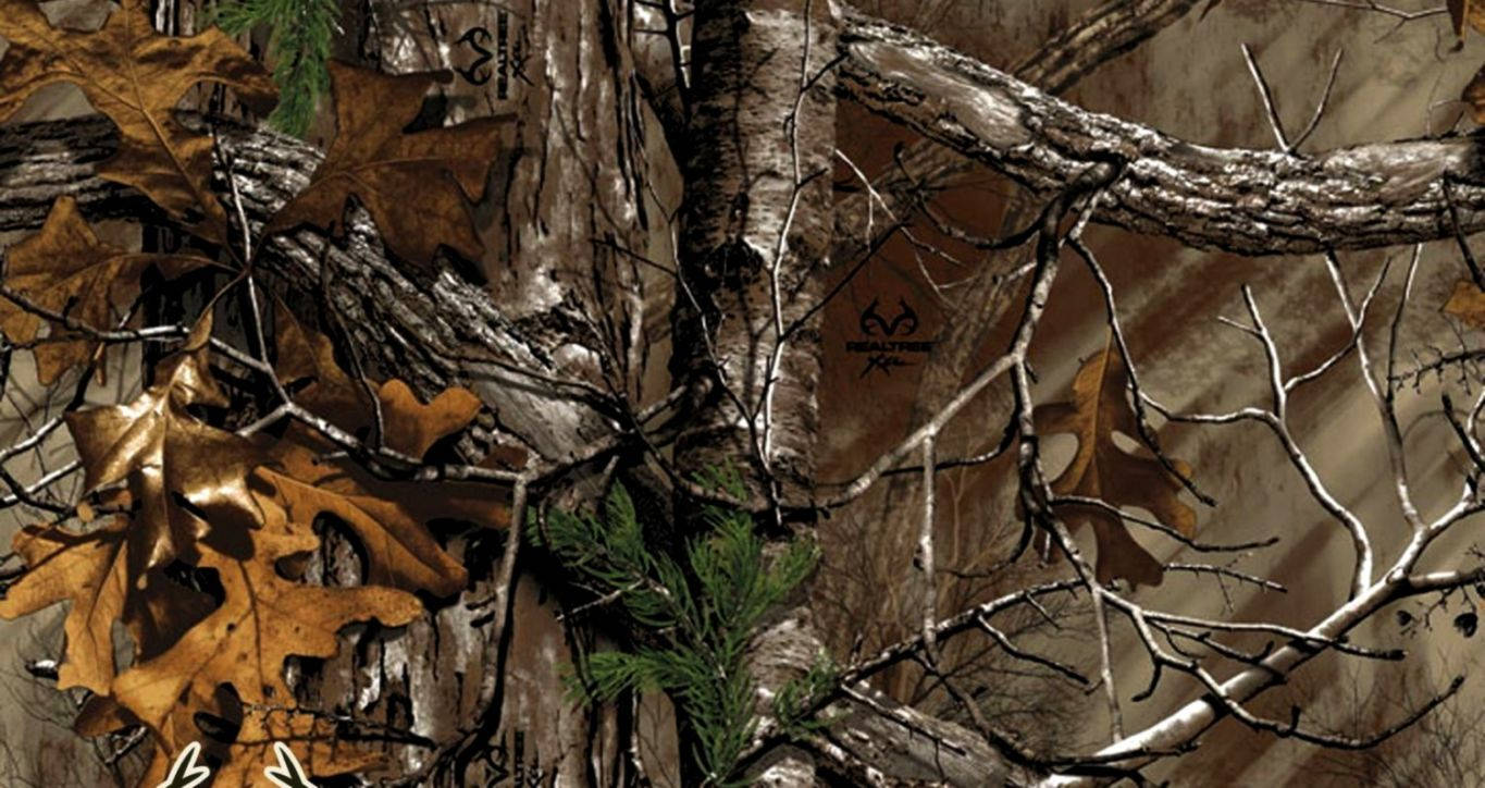 Realtree Camo Tree Branch Background