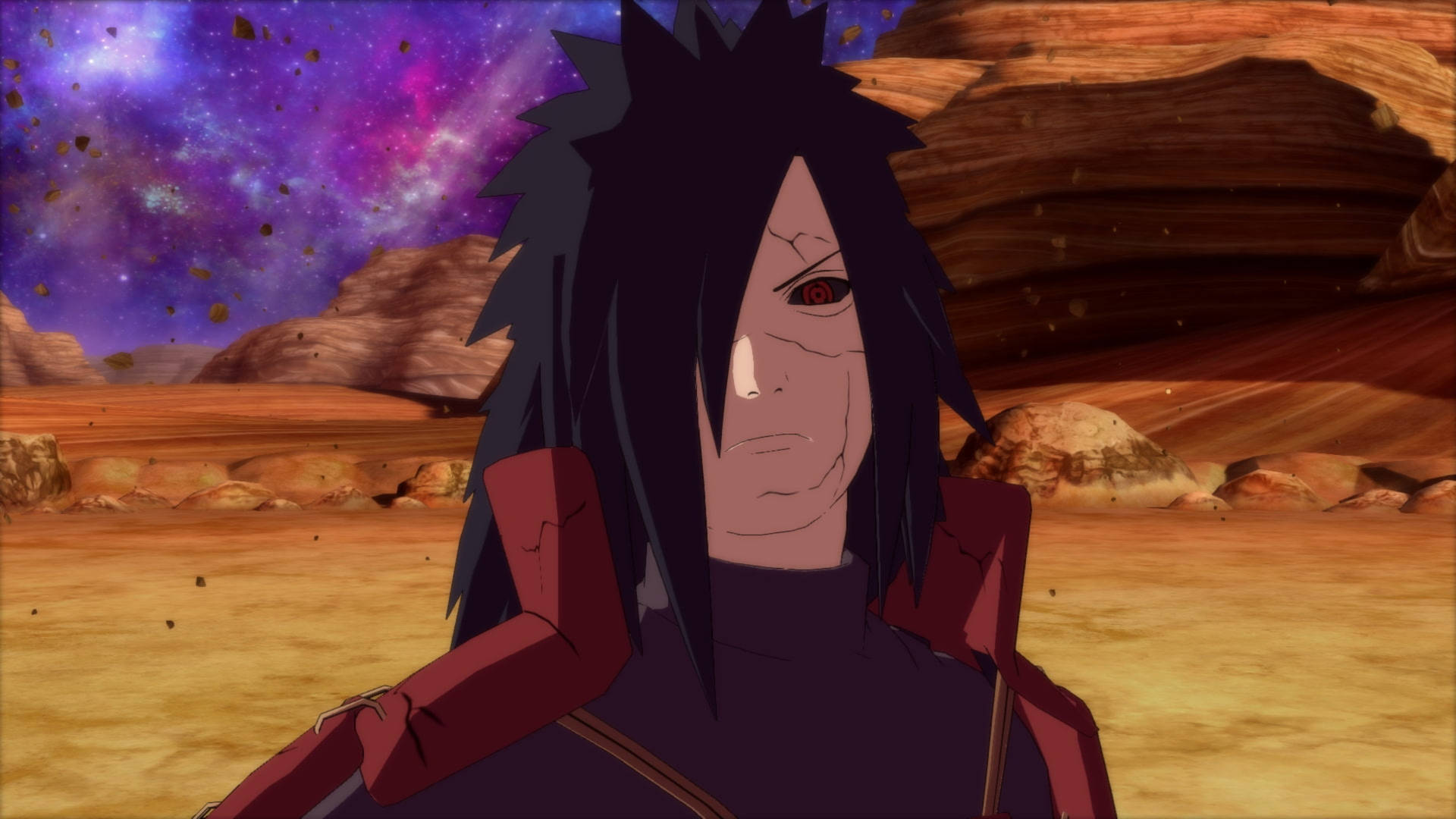 Reanimated Madara In Field Background
