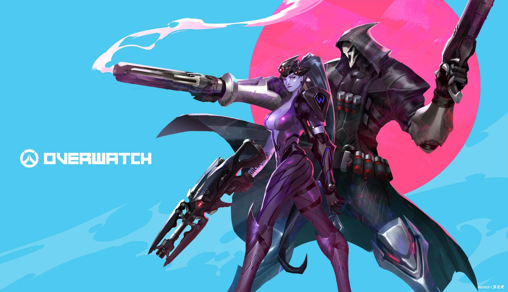 Reaper Of Overwatch, Ready For Battle Background