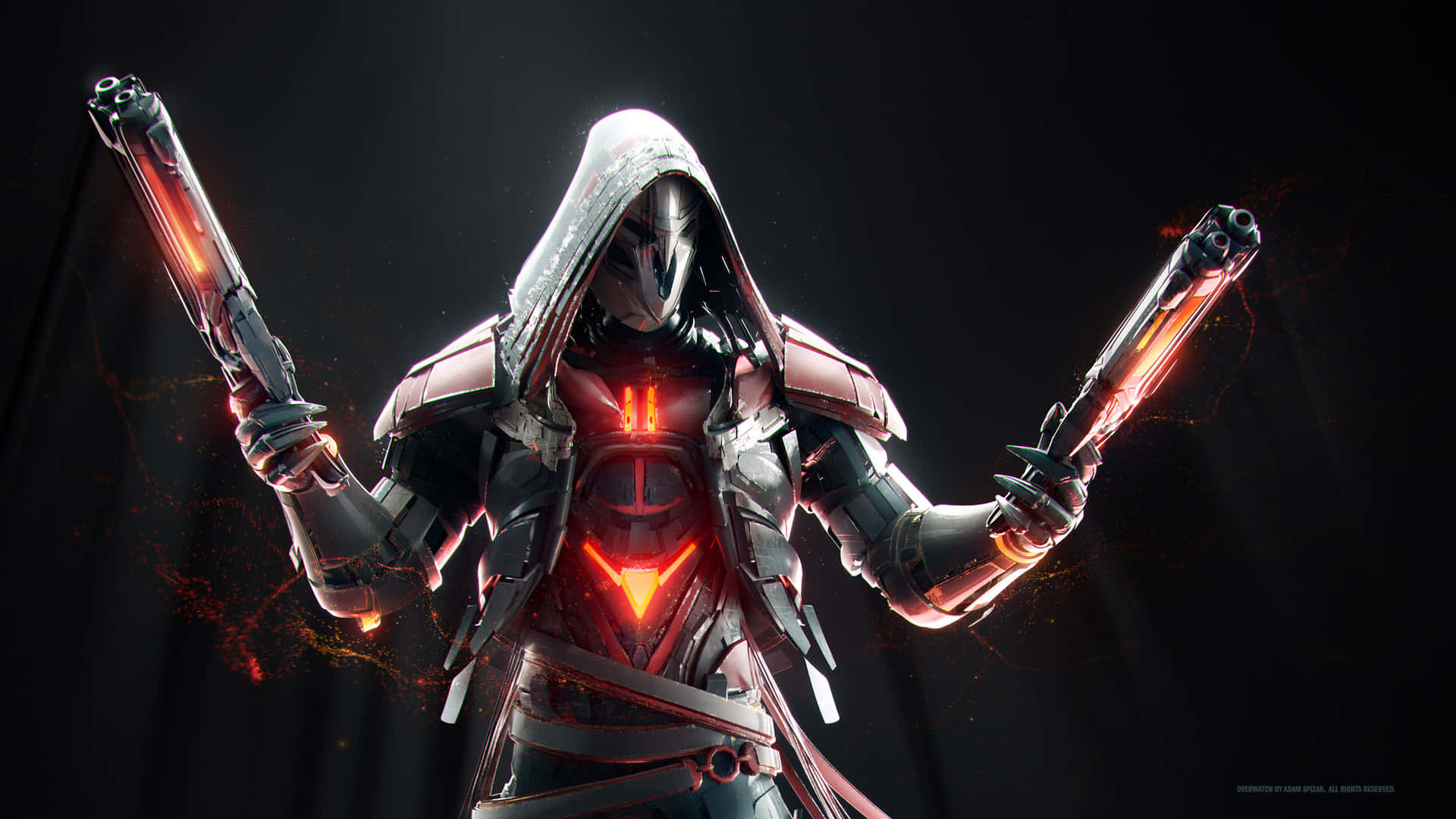 Reaper, The Dark Stalker Of Overwatch Background