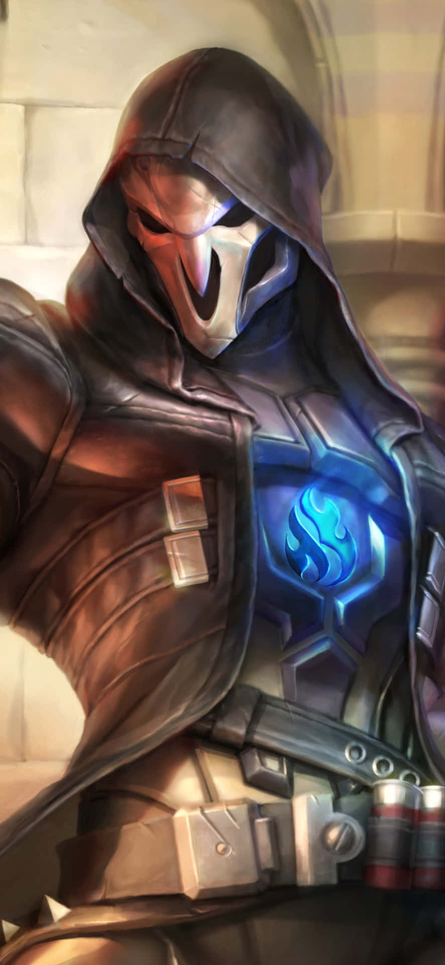 Reaper, The Menacing Antihero Of Overwatch Background