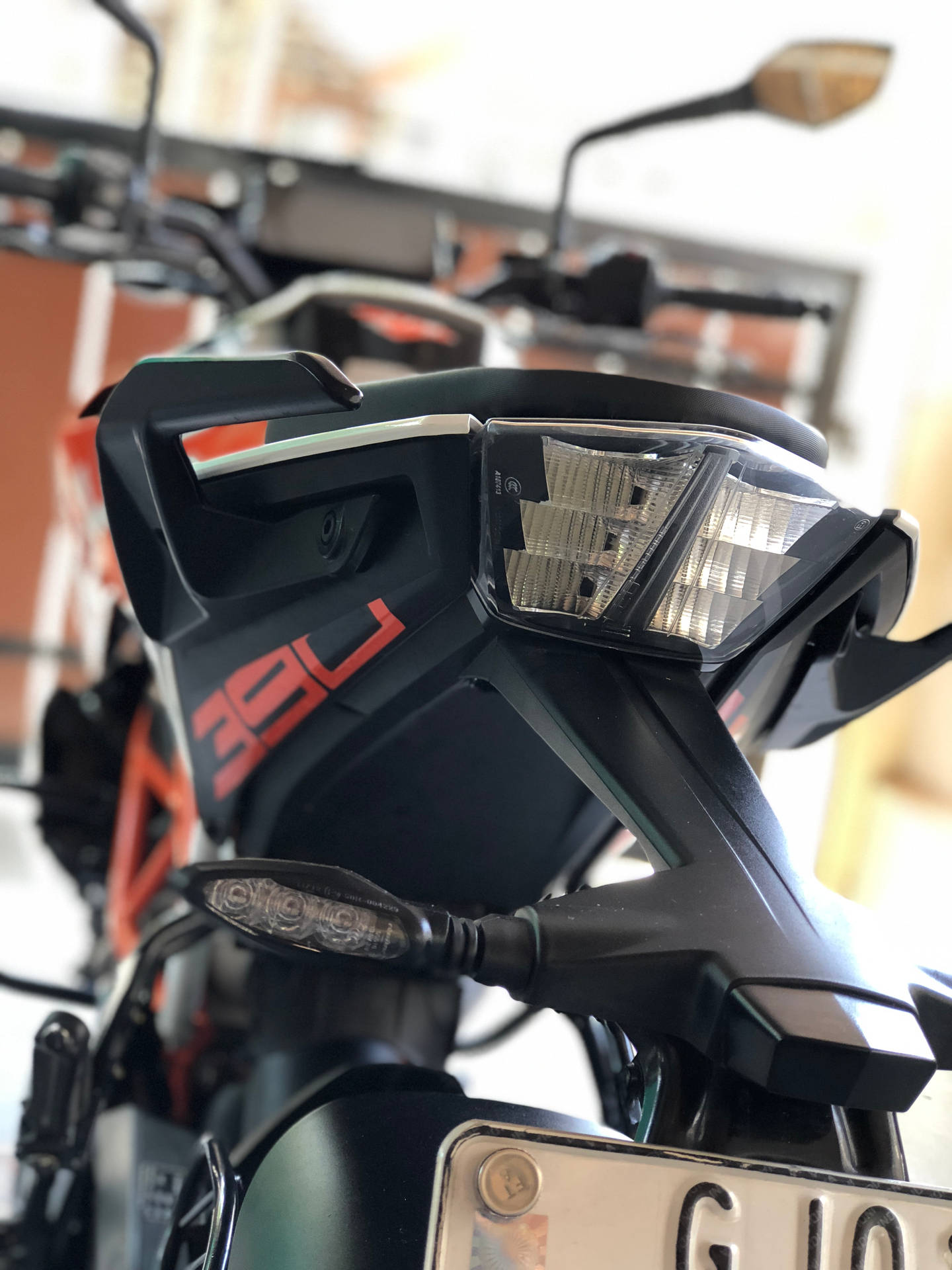 Rear Parts Of Ktm Duke 200