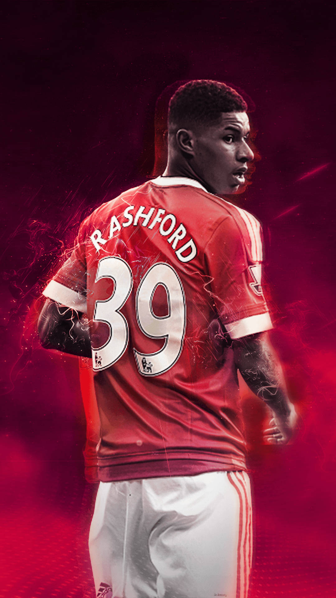 Rear Side Marcus Rashford Background