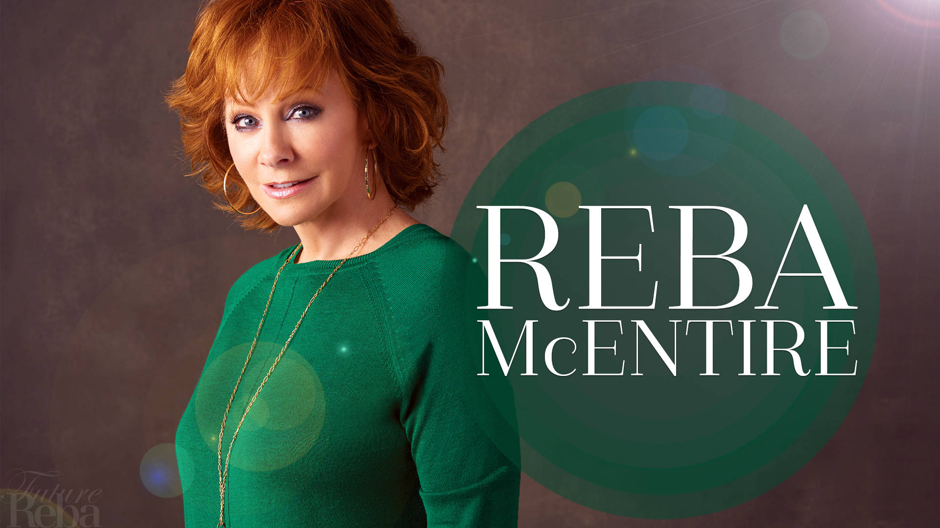 Reba Mcentire Green Country Music Star Background