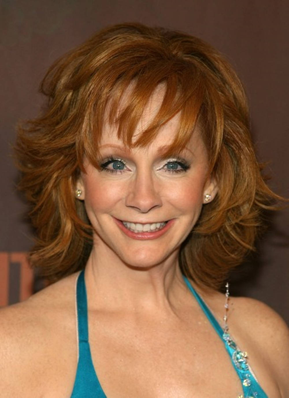 Reba Mcentire Queen Of Country Portrait. Background