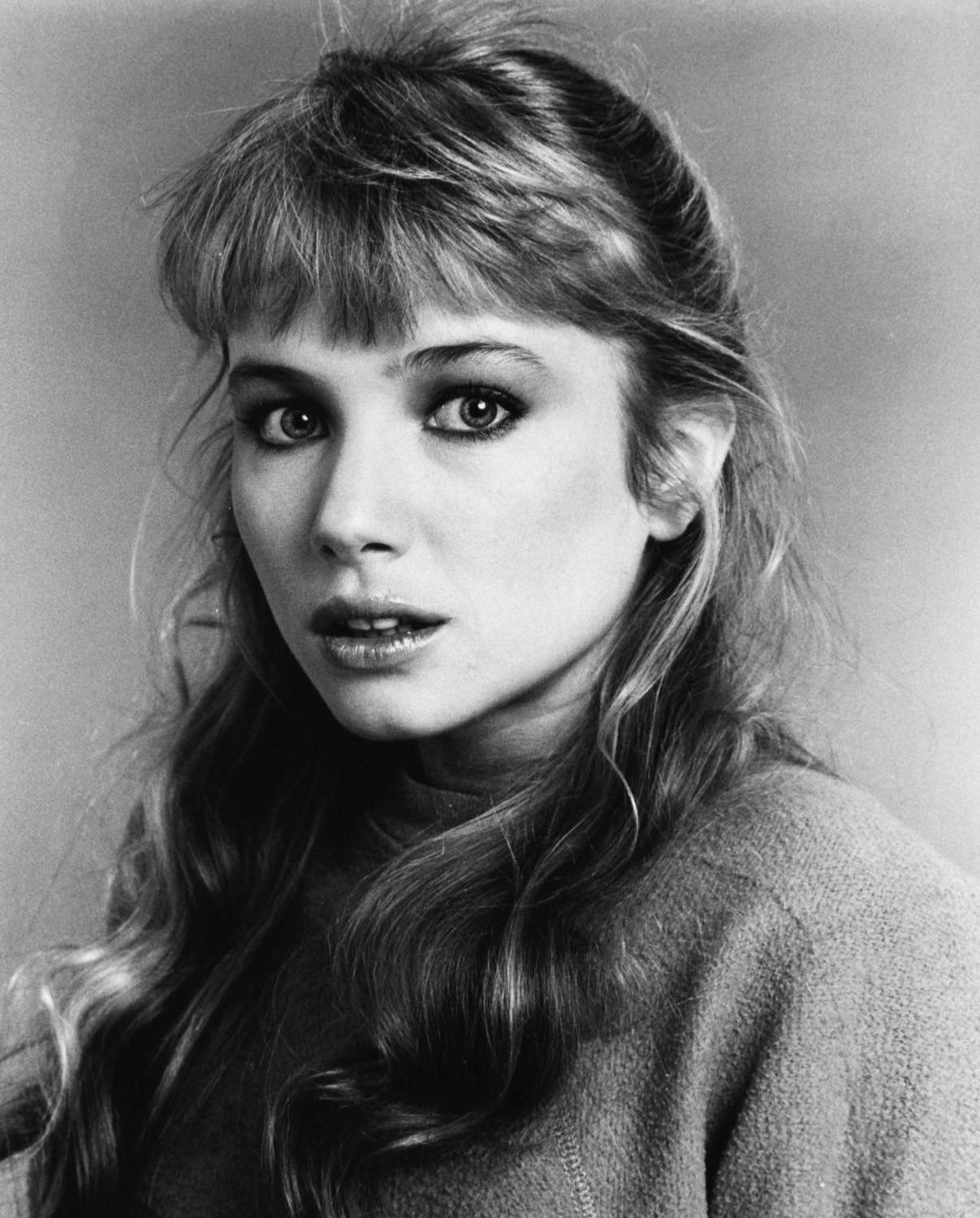 Rebecca De Mornay Portrait Sketch Art Background