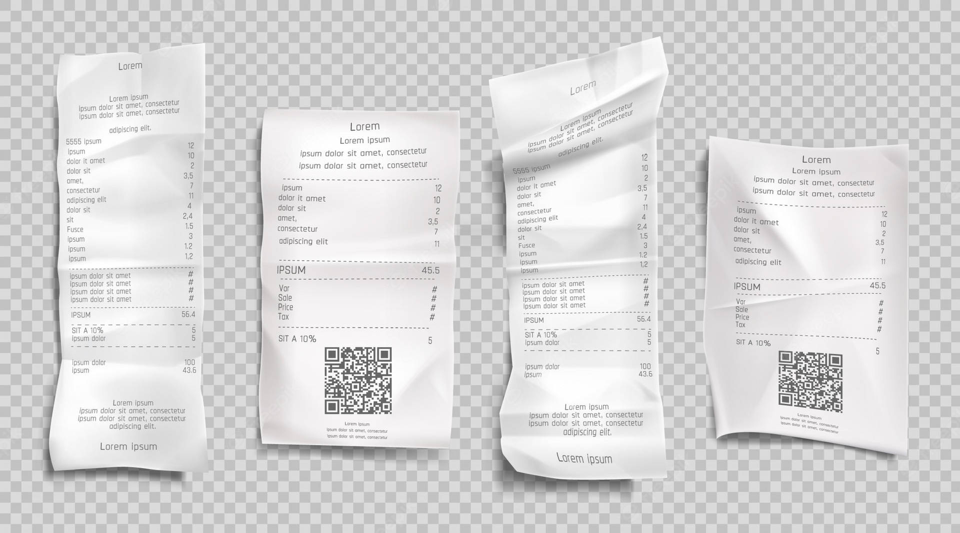 Receipt Png