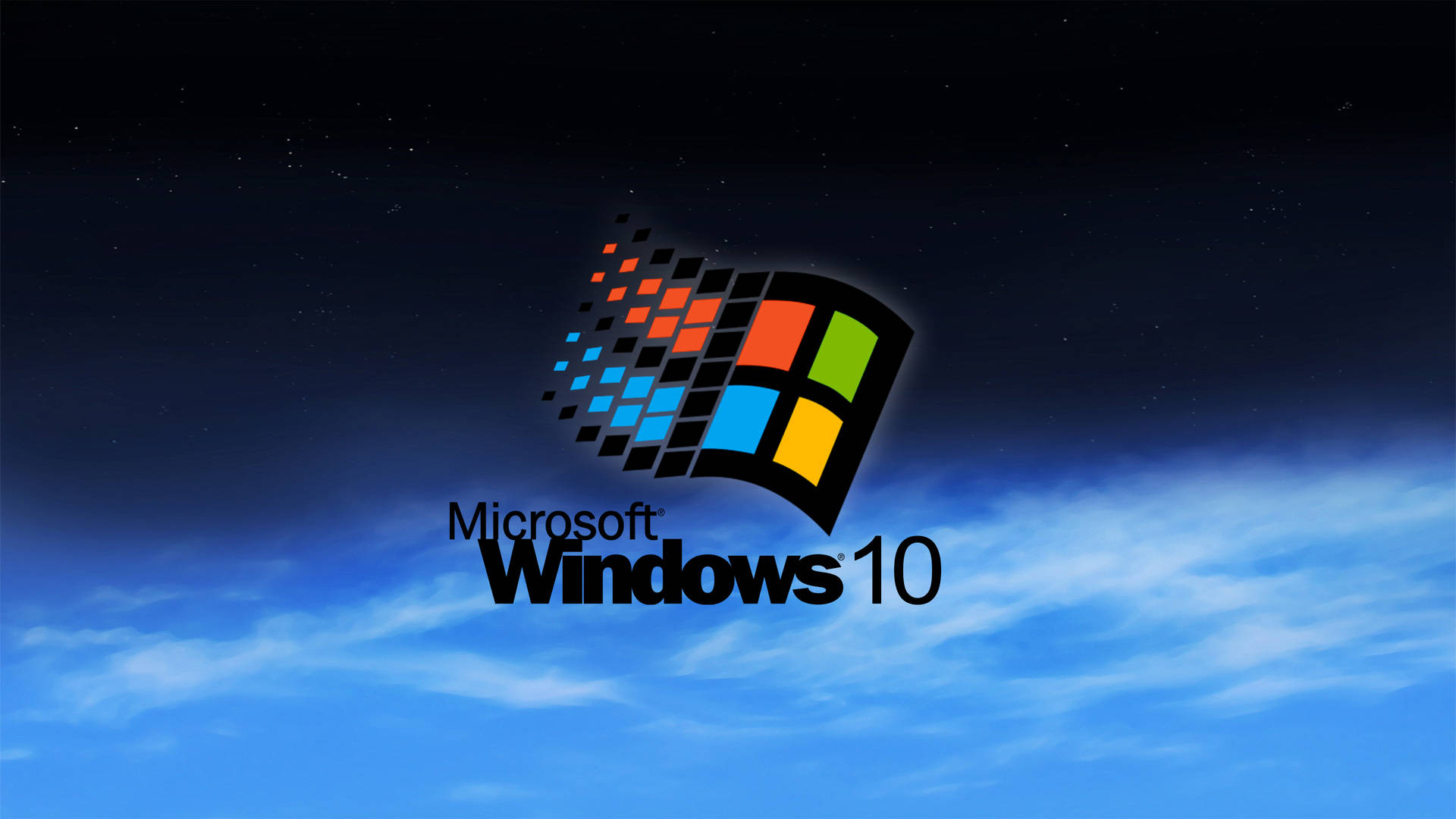 Recreated Windows 95 In Win10 Background