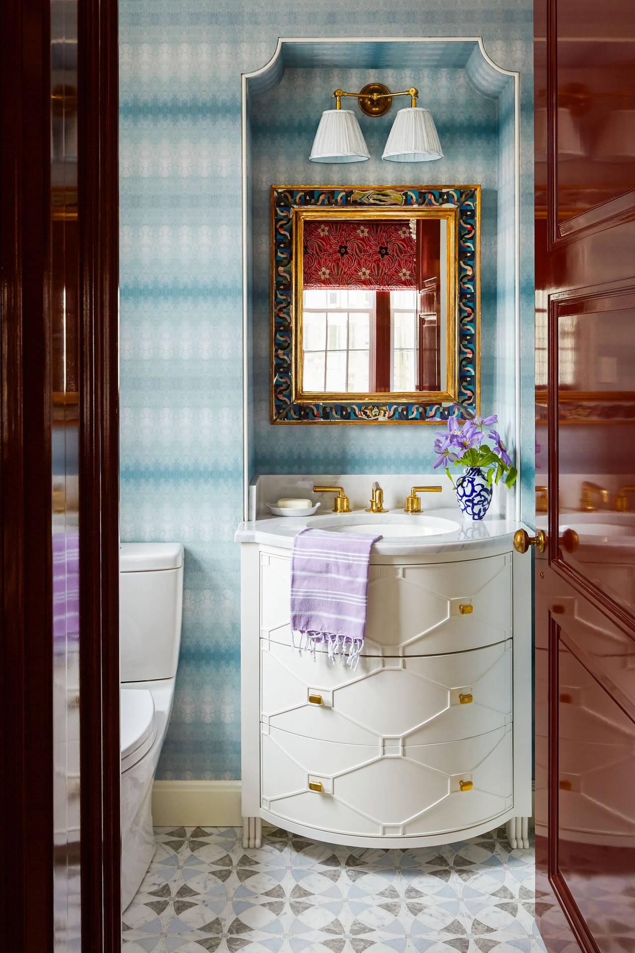 Rectangular Vintage Mirror Bathroom