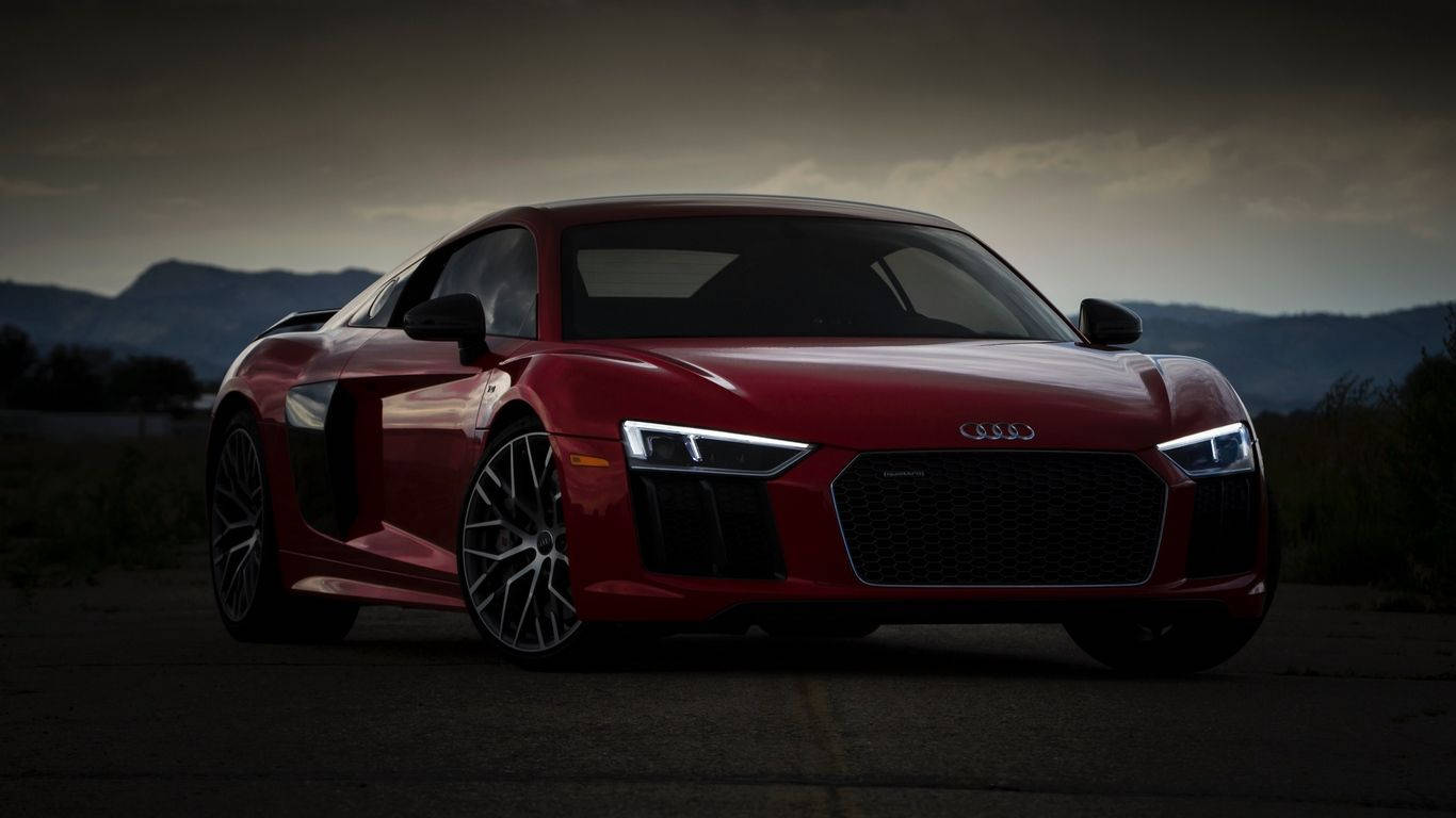 Red 1366x768 Hd Sport Car Photo Background