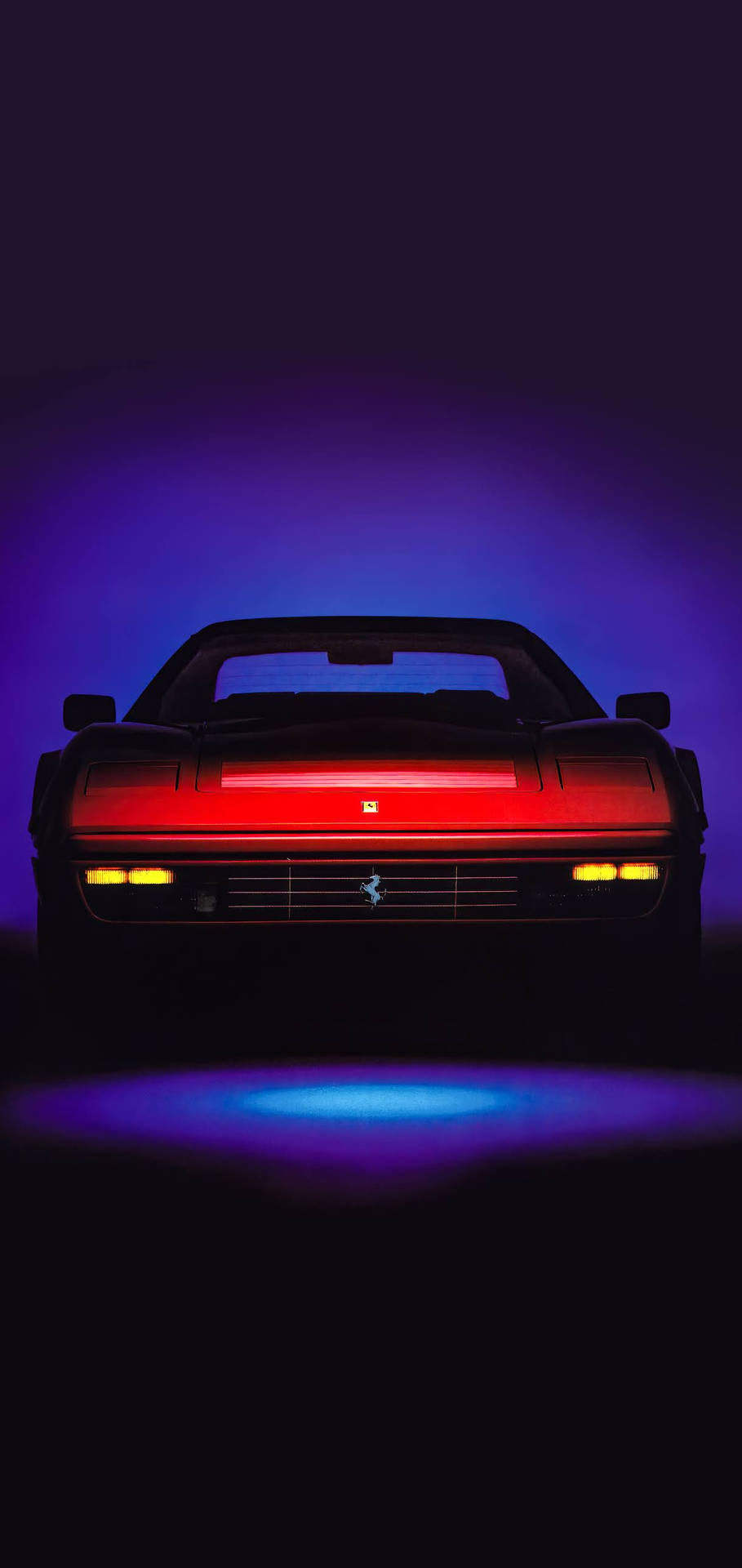 Red 1989 328 Gts Ferrari Phone Blue Aesthetic