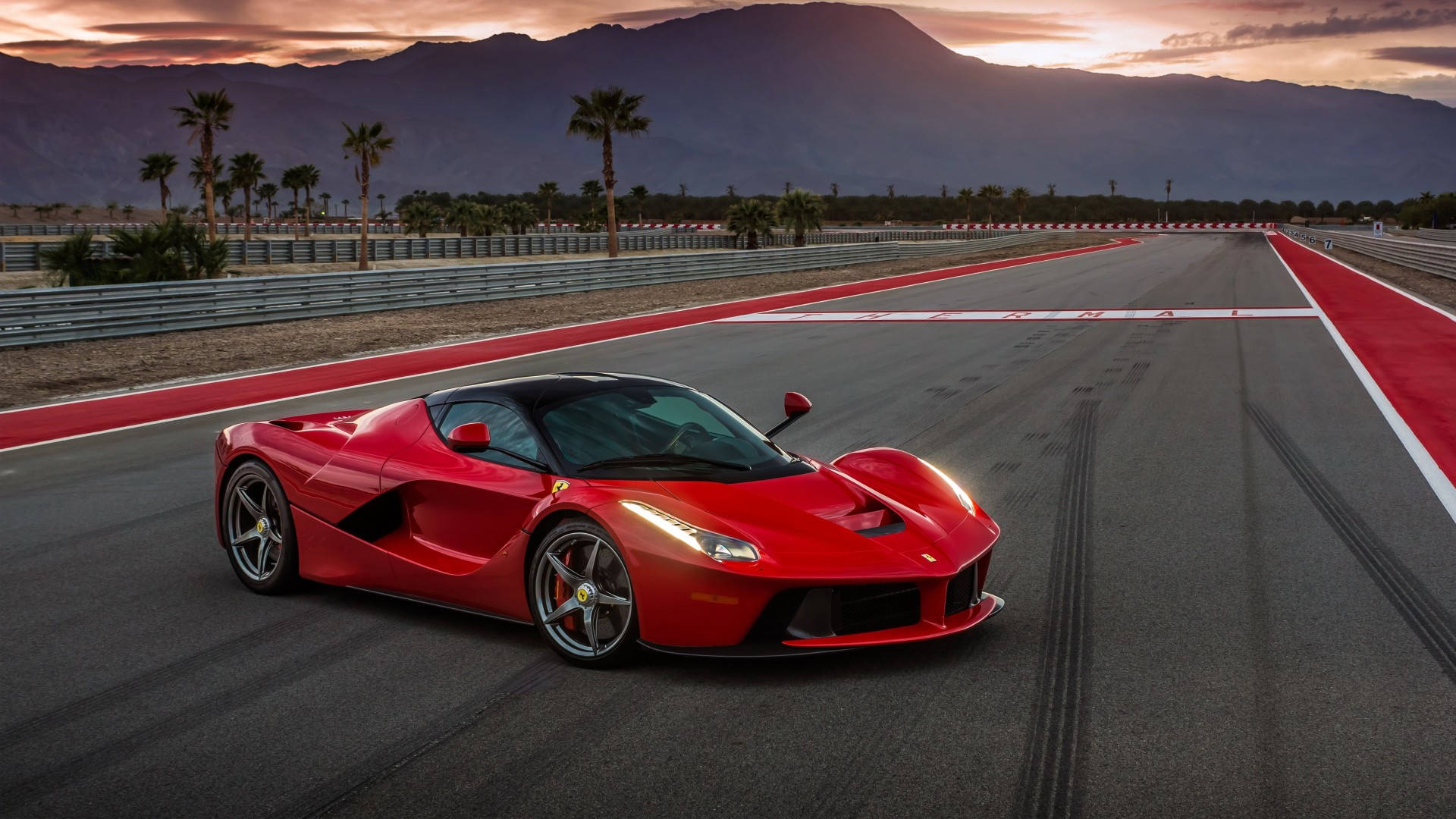 Red 2014 1920x1080 Ferrari Laferrari Background