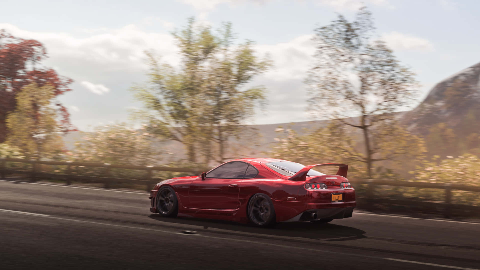 Red 2019 Supra Forza Horizon 4 Hd Background