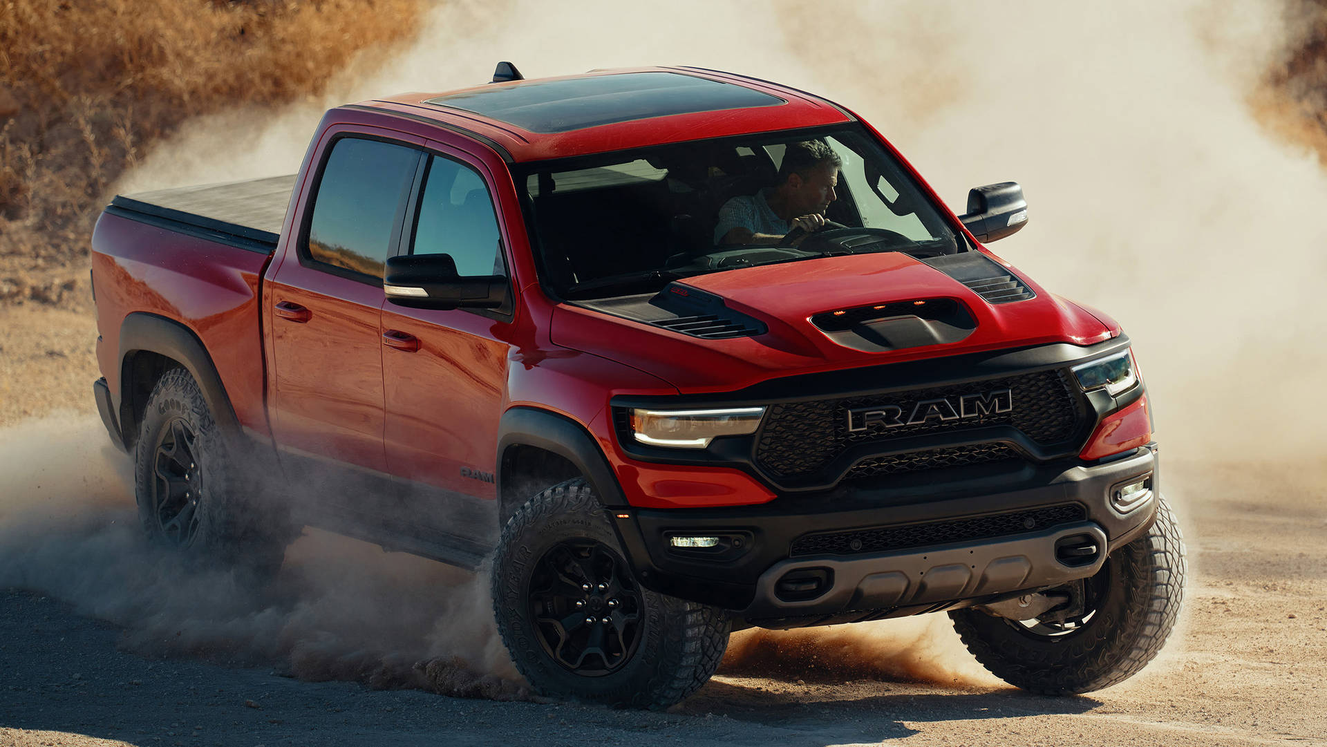 Red 2021 Ram Truck