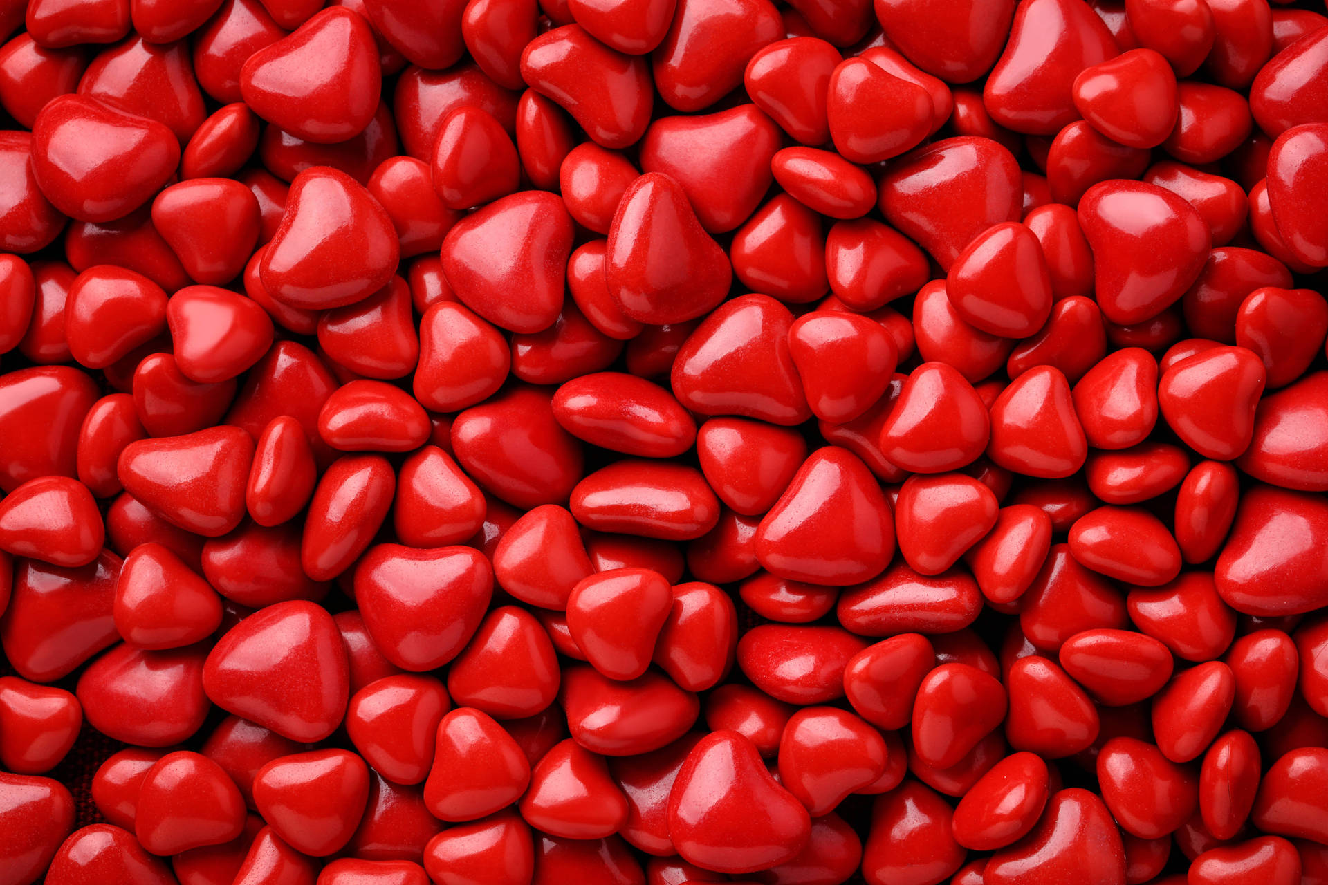 Red 4k Uhd Candy Hearts