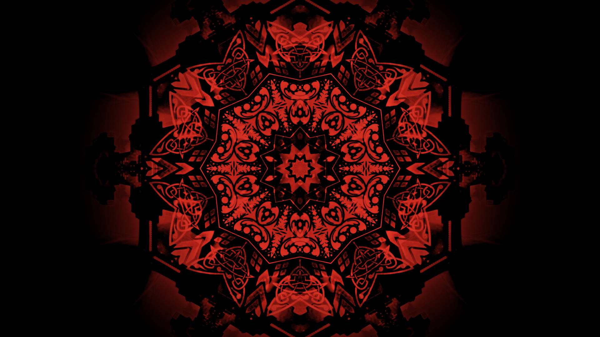 Red 4k Uhd Flower Abstract