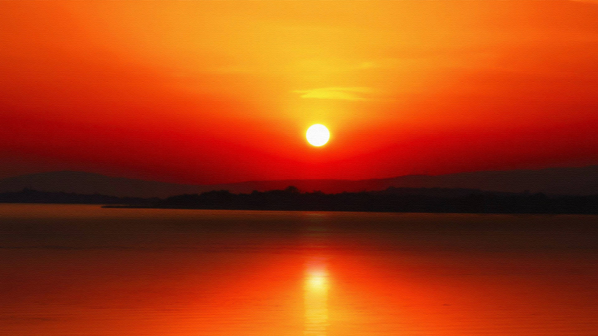Red 4k Uhd Sunset Background