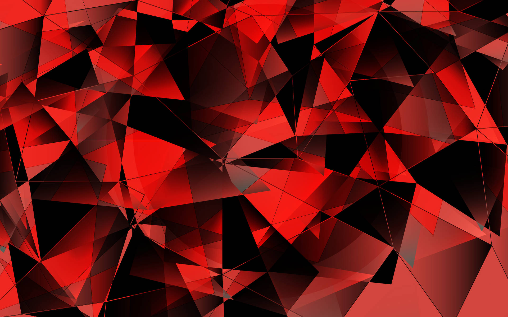 Red 4k Uhd Triangle Abstract