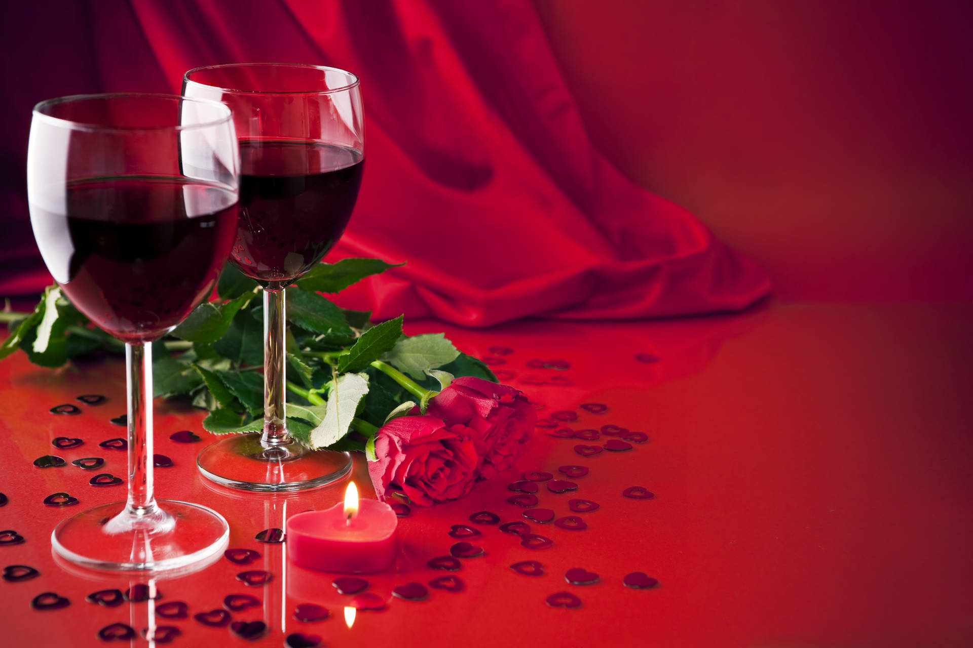 Red 4k Uhd Wine And Roses