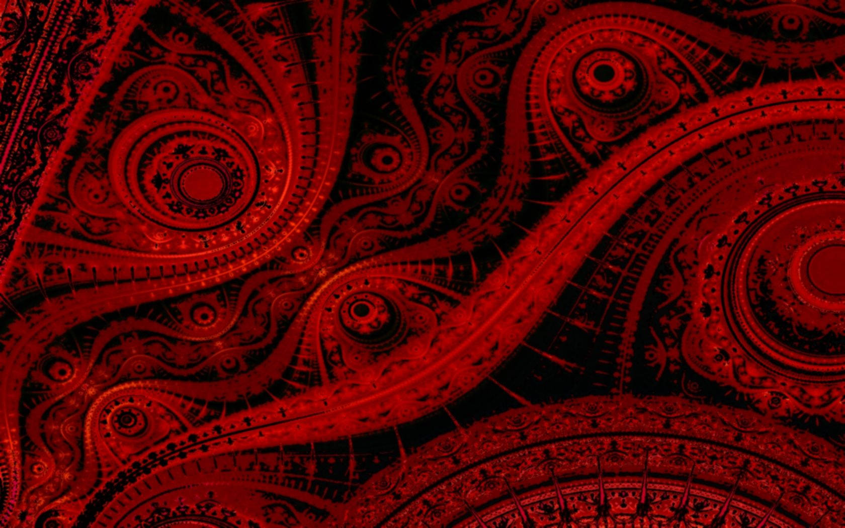 Red Abstract Art Background