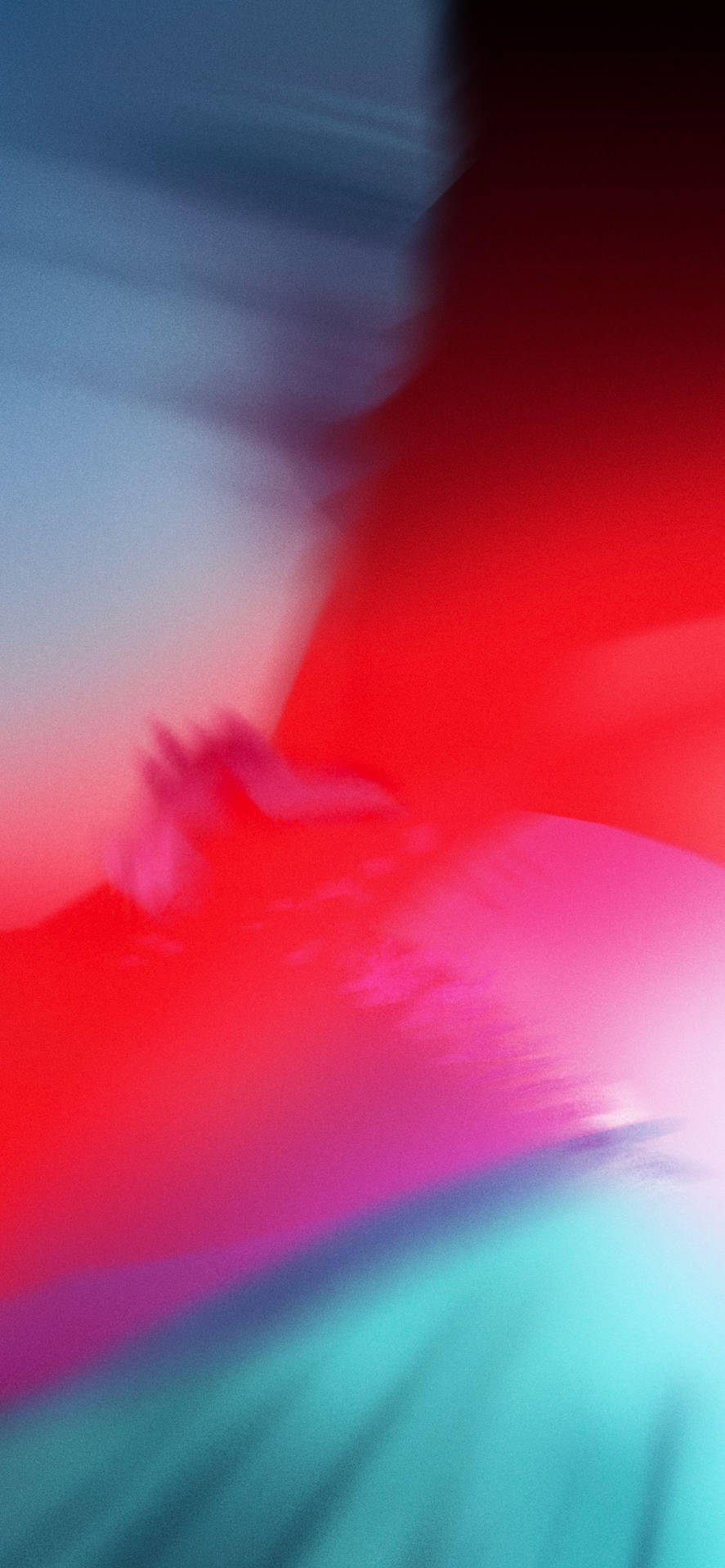 Red Abstract Ios 12 Background