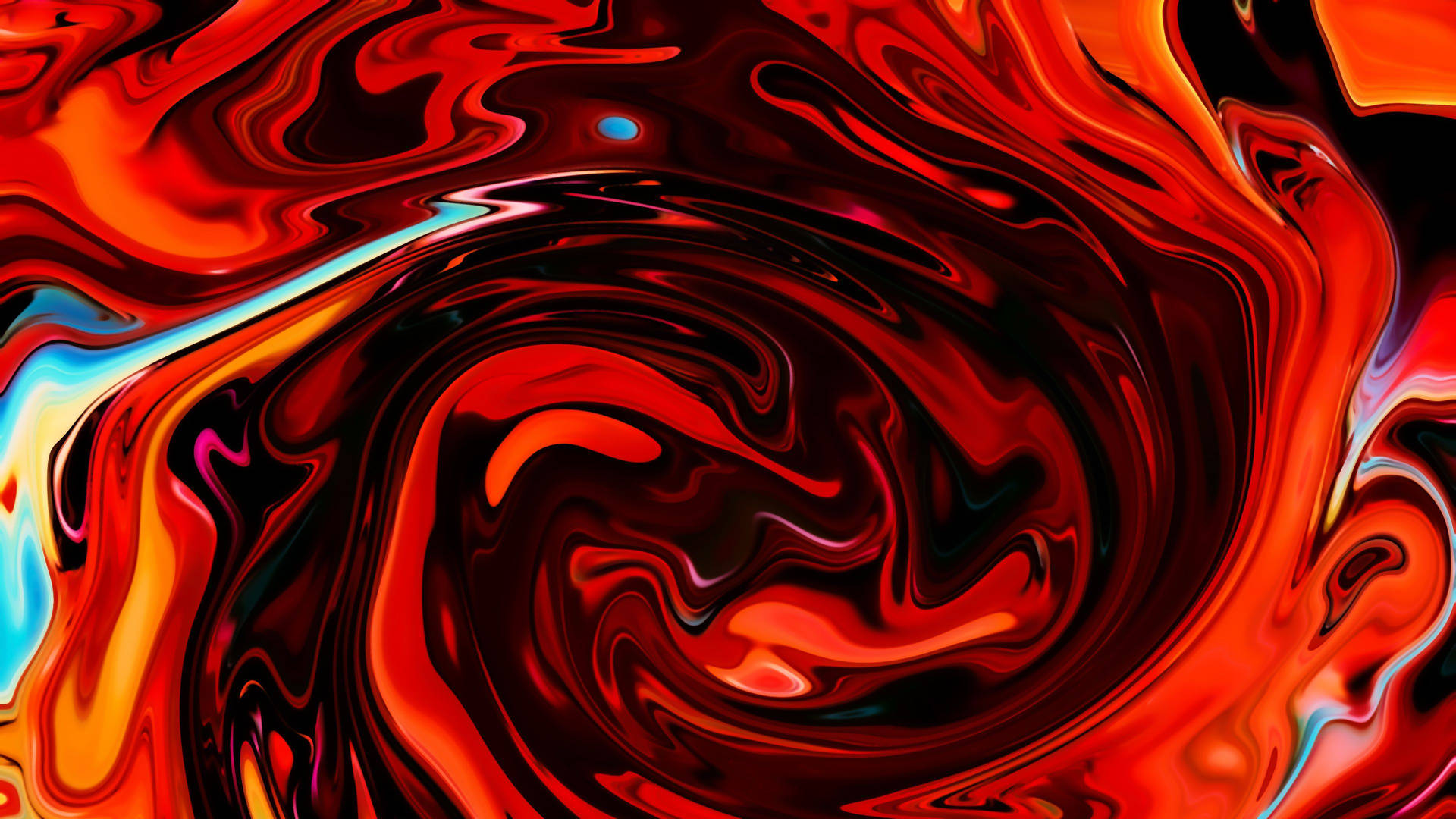 Red Abstract With Float Swirl Design