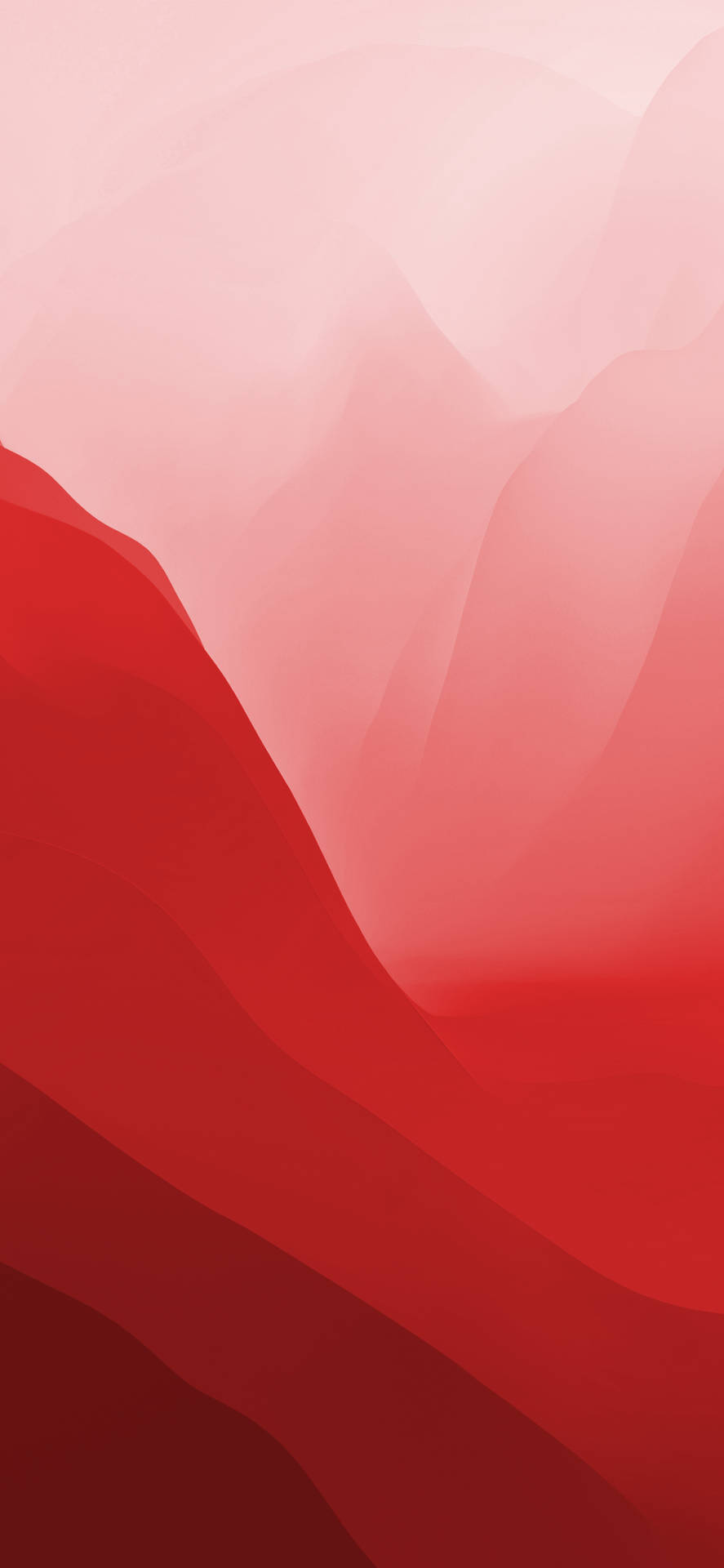 Red Aesthetic Mountains Macos Monterey Background