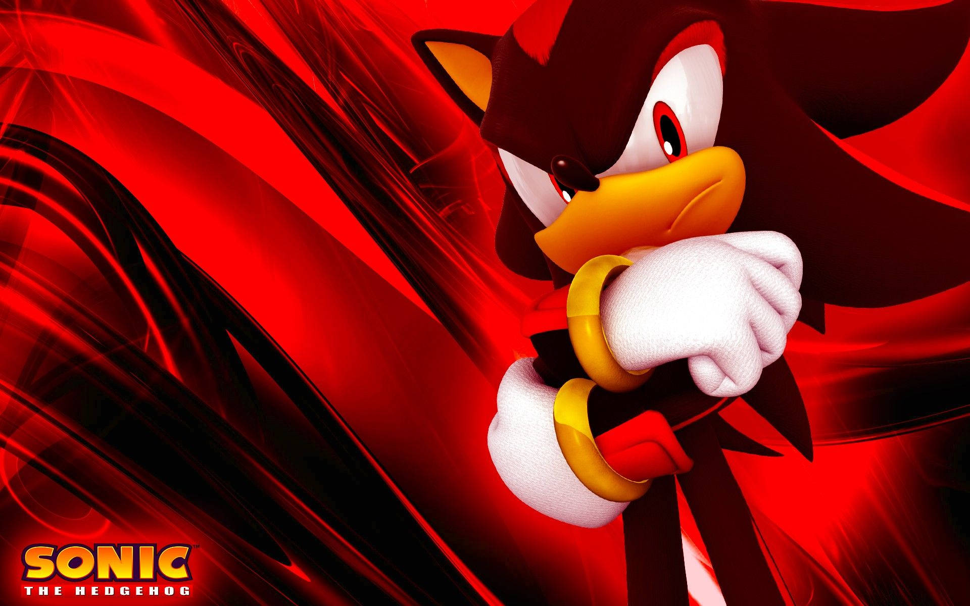 Red Aesthetic Shadow The Hedgehog Pfp Background